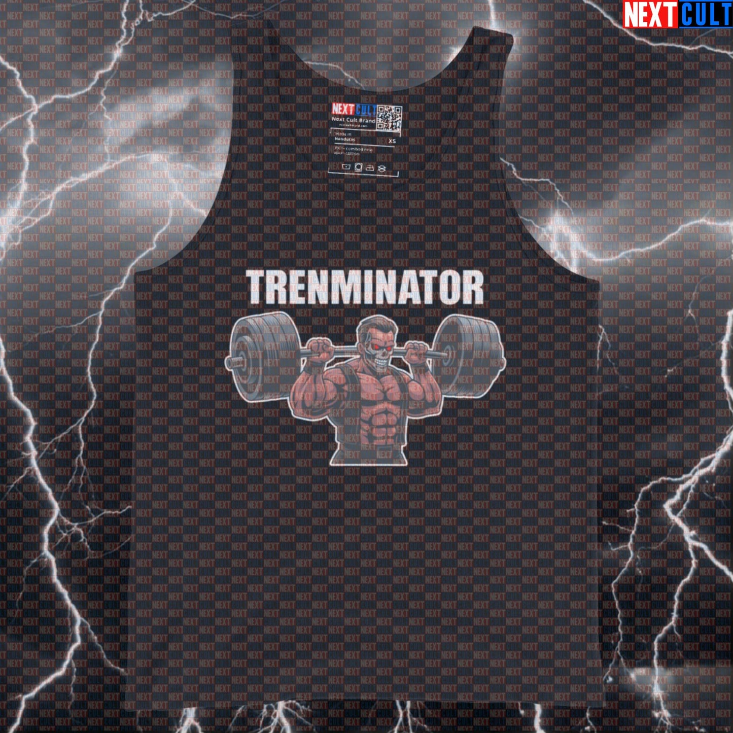 Trenminator Gym Tank Top | Not Natty Bodybuilding Vest | Funny Workout Muscle Shirt Bodybuilding Films Fitness Gym Powerlifting Steroids Workout Next Cult Brand