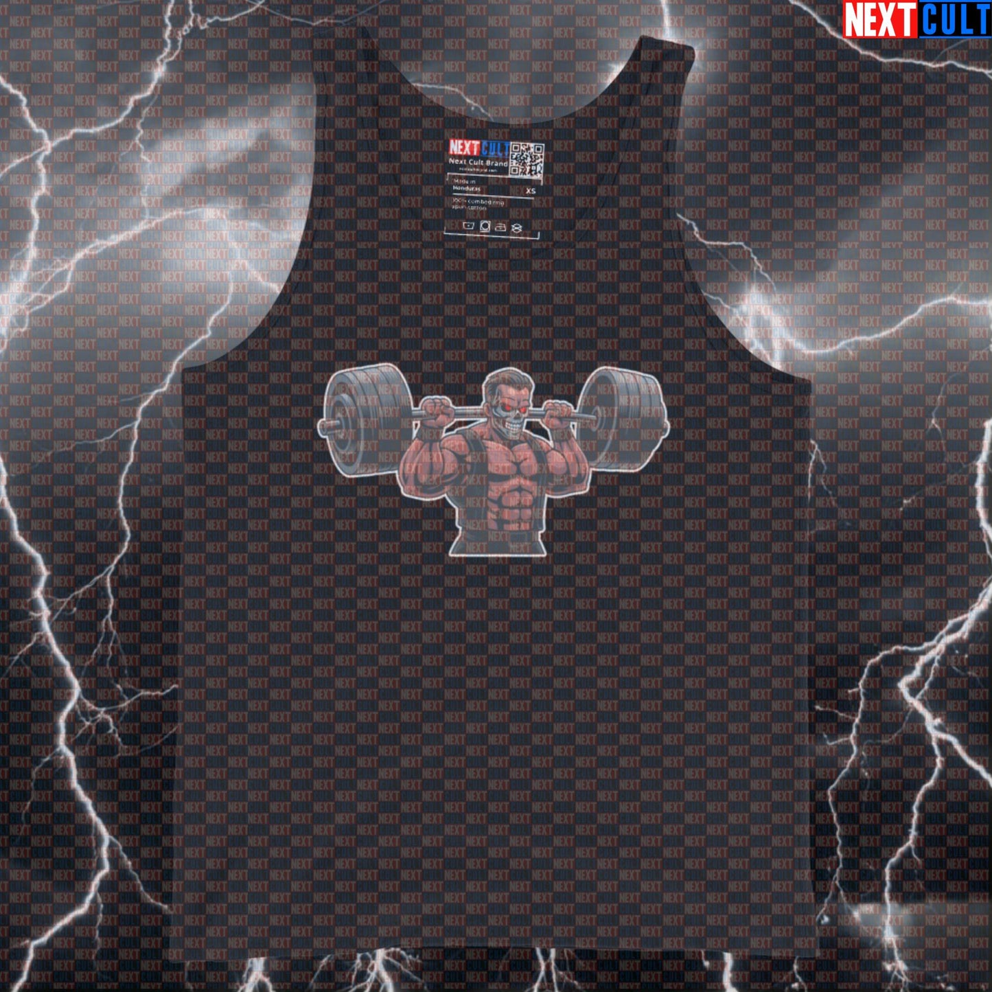 Trenminator Gym Meme Tank Top | Funny Not Natty Bodybuilding Vest | Workout Muscle Shirt Bodybuilding Films Fitness Gym Powerlifting Steroids Workout Next Cult Brand