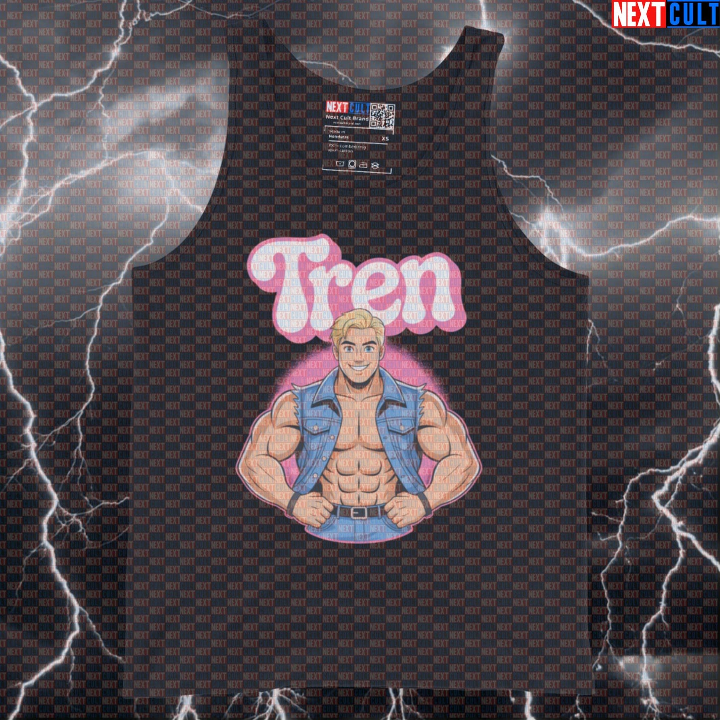 Trenergy Funny Gym Tank Top - Ken Bodybuilding Meme Vest Muscle Shirt Bodybuilding Films Fitness Gym Ken Steroids Workout Next Cult Brand