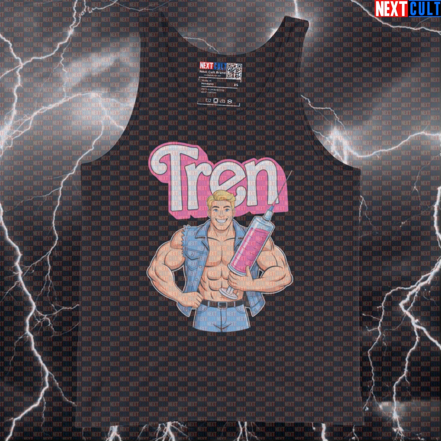 Not Natty Ken Gym Meme Tank Top | Swole Ken Funny Bodybuilding Vest Workout Shirt Bodybuilding Films Fitness Gym Ken Steroids Workout Next Cult Brand