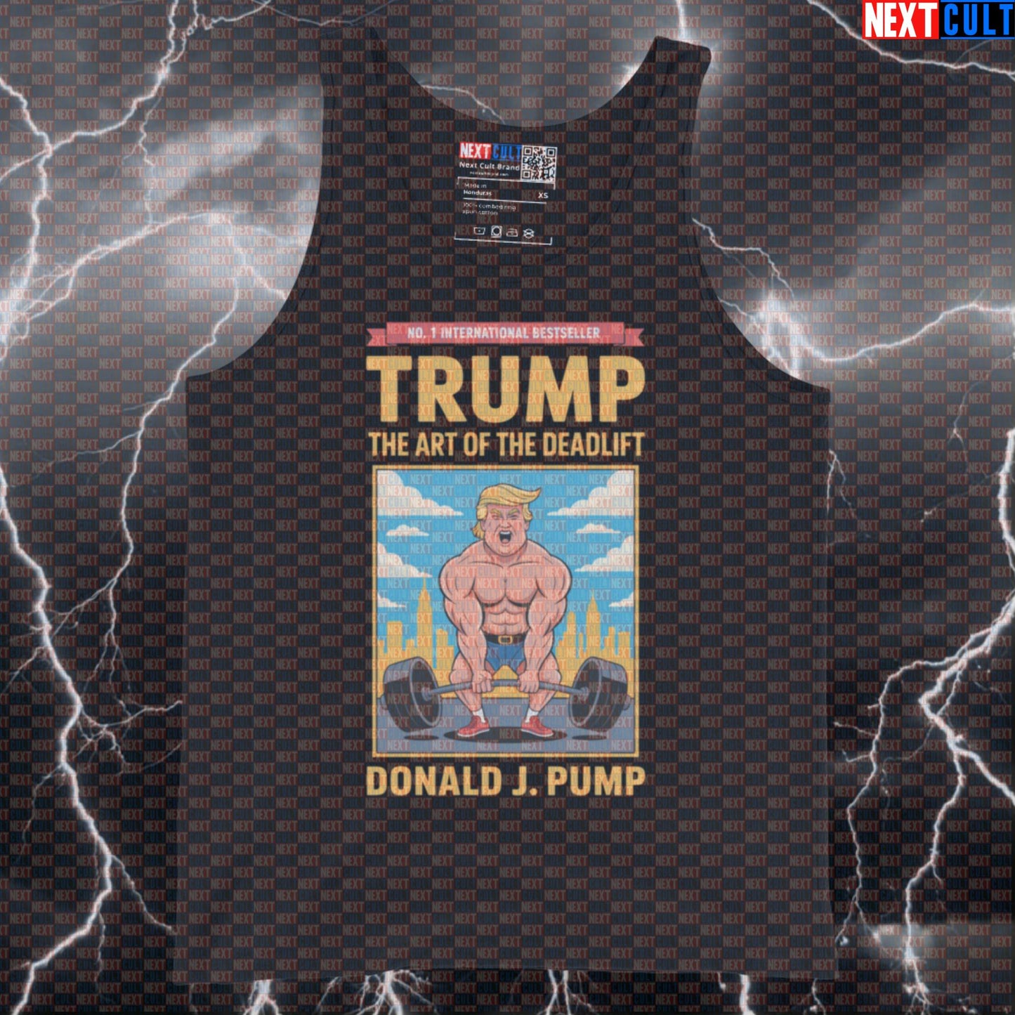 The Art Of The Deadlift Patriotic Meme Tank Top - Funny USA Gym Vest Muscle Shirt 4th of July Bodybuilding Donald Trump Fitness Gym Leg Day Powerlifting Workout Next Cult Brand