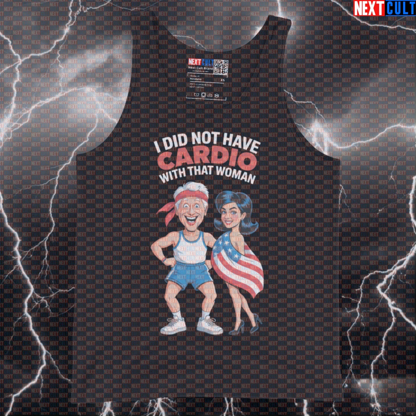 I Did Not Have Cardio With That Woman Funny Gym Tank Top - Bill Clinton Meme Vest Muscle Shirt 4th of July Cardio Fitness Gym Workout Next Cult Brand