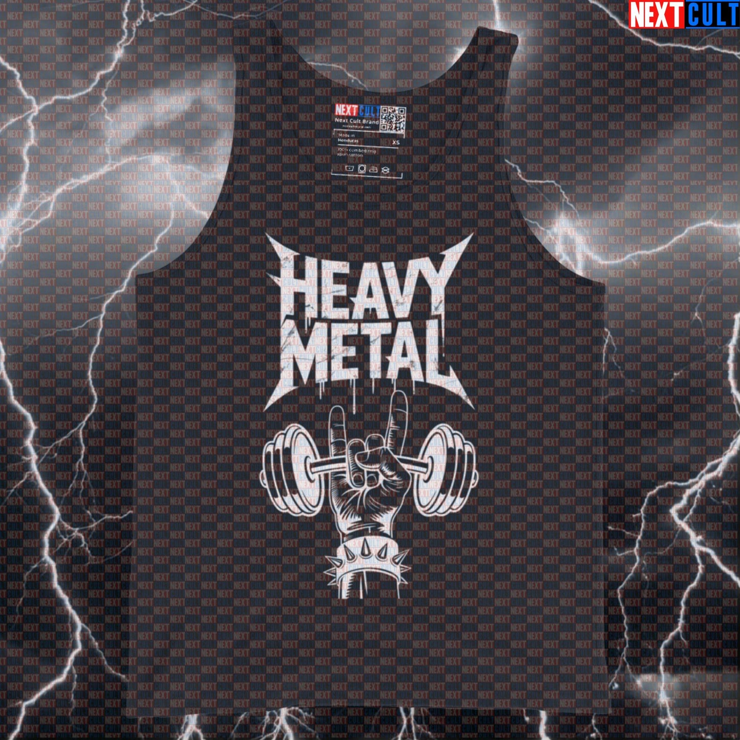Heavy Metal Funny Gym Tank Top - Rock On Workout Vest Muscle Shirt For Lifters Tank Tops Next Cult Brand