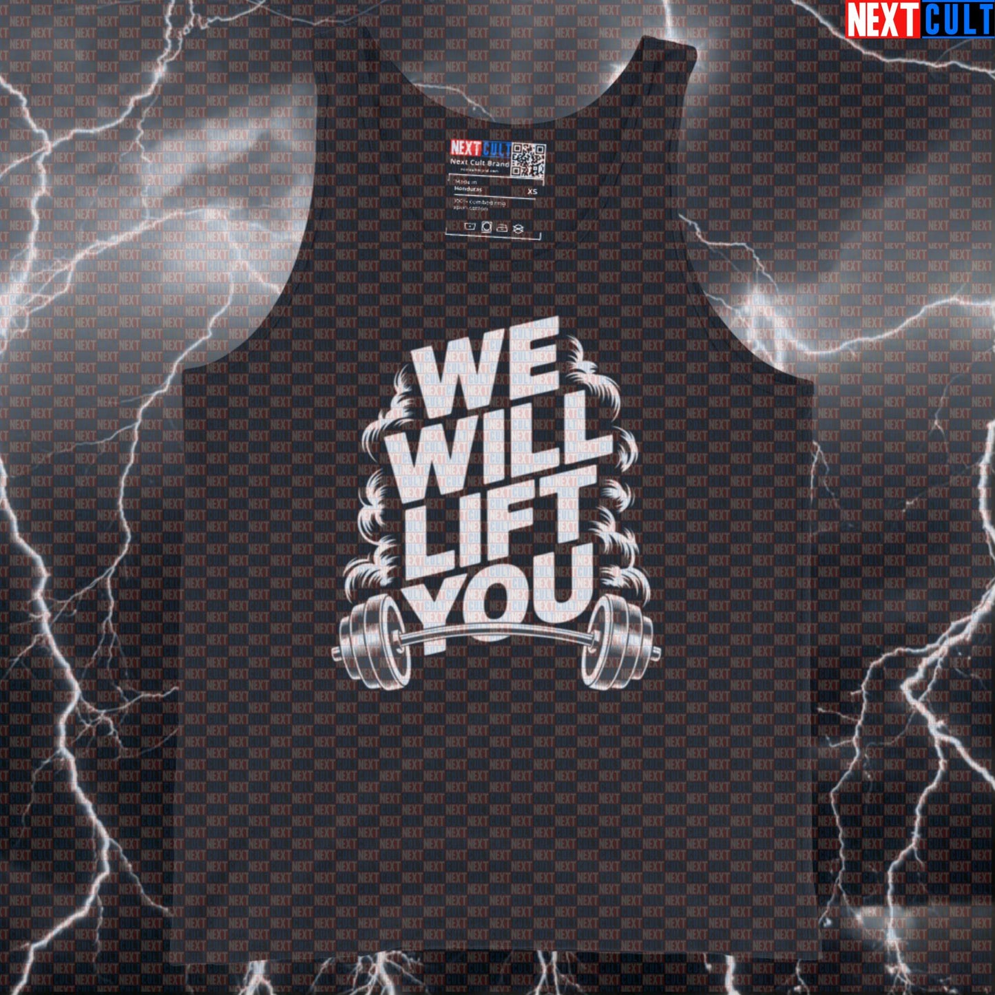 We Will Lift You Funny Gym Tank Top - Queen Rock Music Meme Vest Muscle Shirt For Gymbros Tank Tops Bodybuilding Fitness Gym Powerlifting Queen Rock Music Workout Next Cult Brand