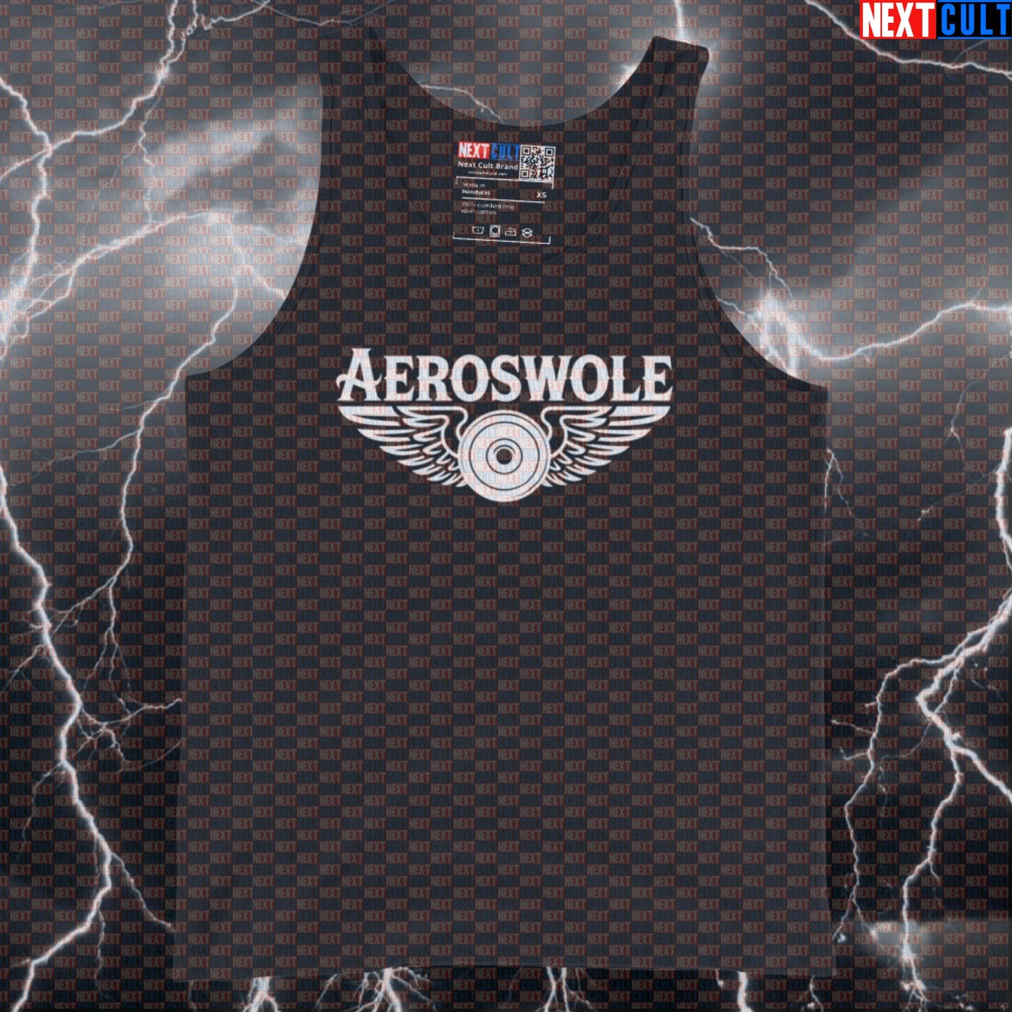 Aeroswole Funny Gym Tank Top - Rock Music Bodybuilding Meme Vest Muscle Shirt for Lifters & Athletic Workouts Tank Tops Aerosmith Bodybuilding Fitness Gym Rock Music Workout Next Cult Brand