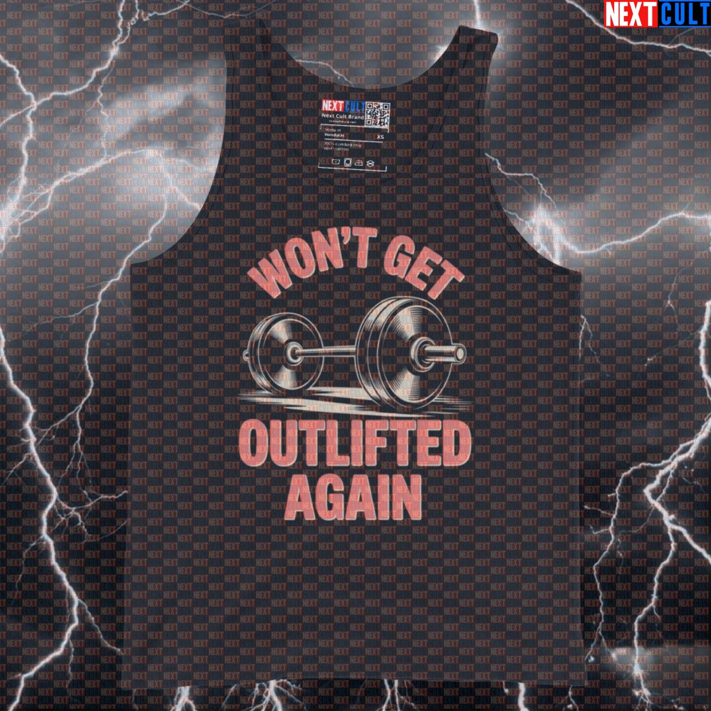 Won't Get Outlifted Again Funny Gym Tank Top - Who Rock Music Meme Vest Muscle Shirt Tank Tops Bodybuilding Fitness Gym Powerlifting Rock Music The Who Workout Next Cult Brand