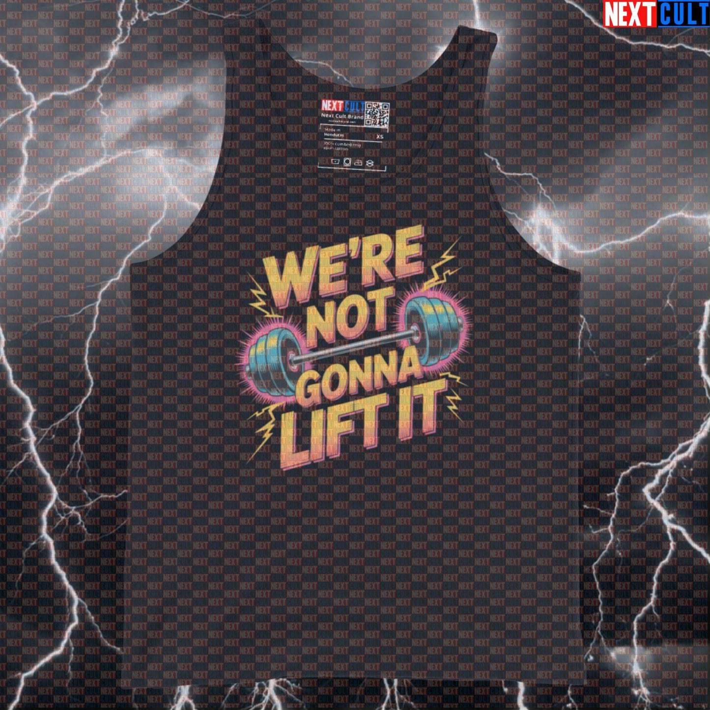 We're Not Gonna Lift It Funny Gym Tank Top | Twisted Sister Meme Vest Muscle Shirt Tank Tops Bodybuilding Fitness Gym Powerlifting Rock Music Twisted Sister Workout Next Cult Brand