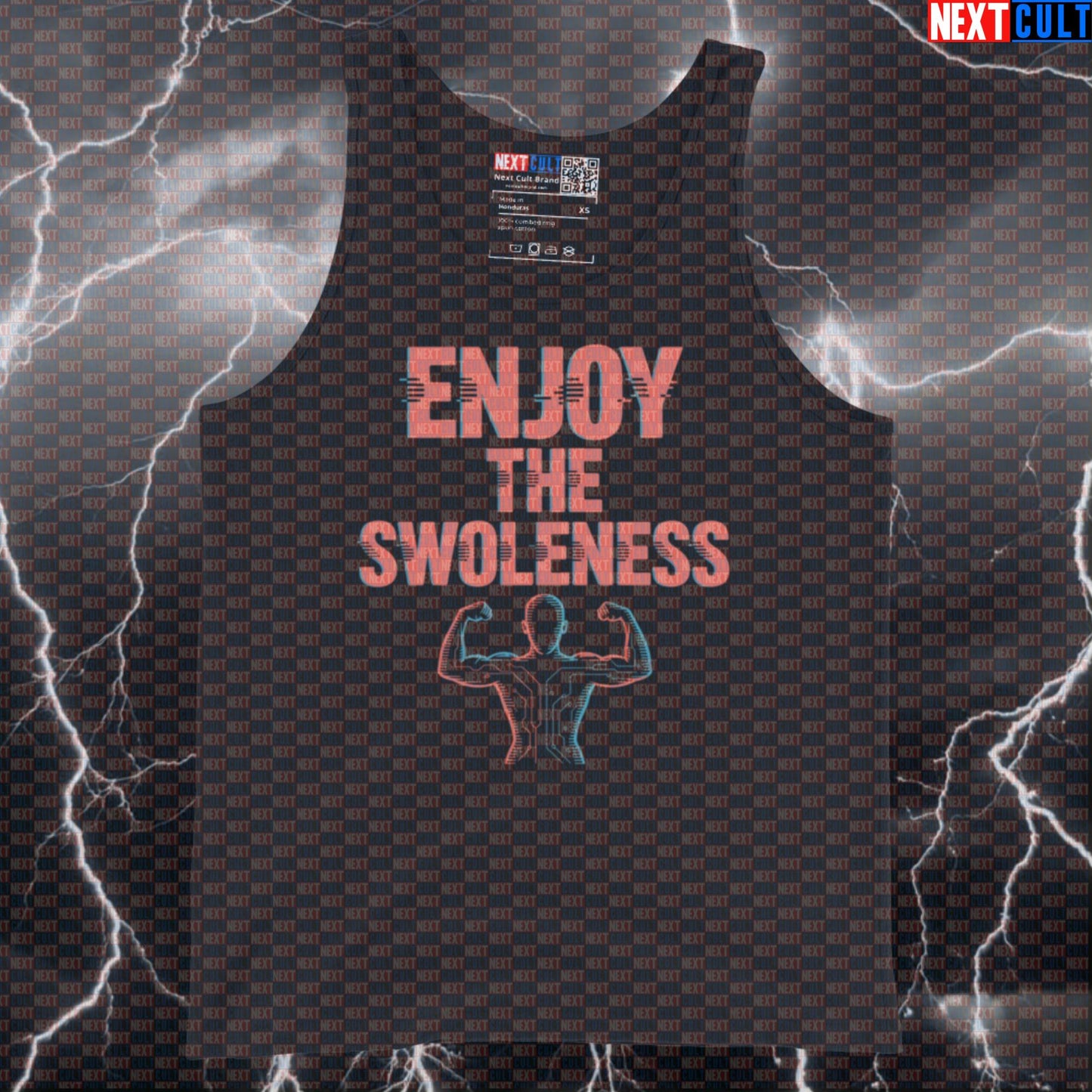 Enjoy The Swoleness Funny Gym Tank Top - Depeche Mode Music Meme Vest Muscle Shirt Tank Tops Bodybuilding Depeche Mode Fitness Gym Rock Music Workout Next Cult Brand