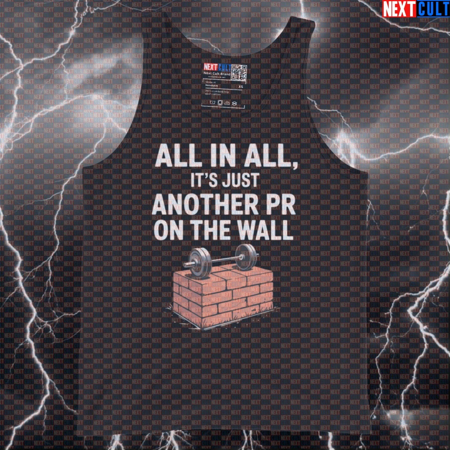 All In All Its Just Another PR On The Wall Funny Gym Tank Top - Pink Floyd Meme Vest Muscle Shirt Tank Tops Next Cult Brand