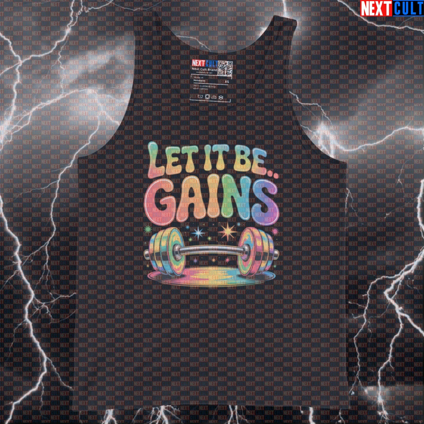 Let It Be Gains Funny Gym Tank Top - Beatles Music Workout Vest Muscle Shirt For Athletes Tank Tops Bodybuilding Fitness Gym Rock Music The Beatles Workout Next Cult Brand