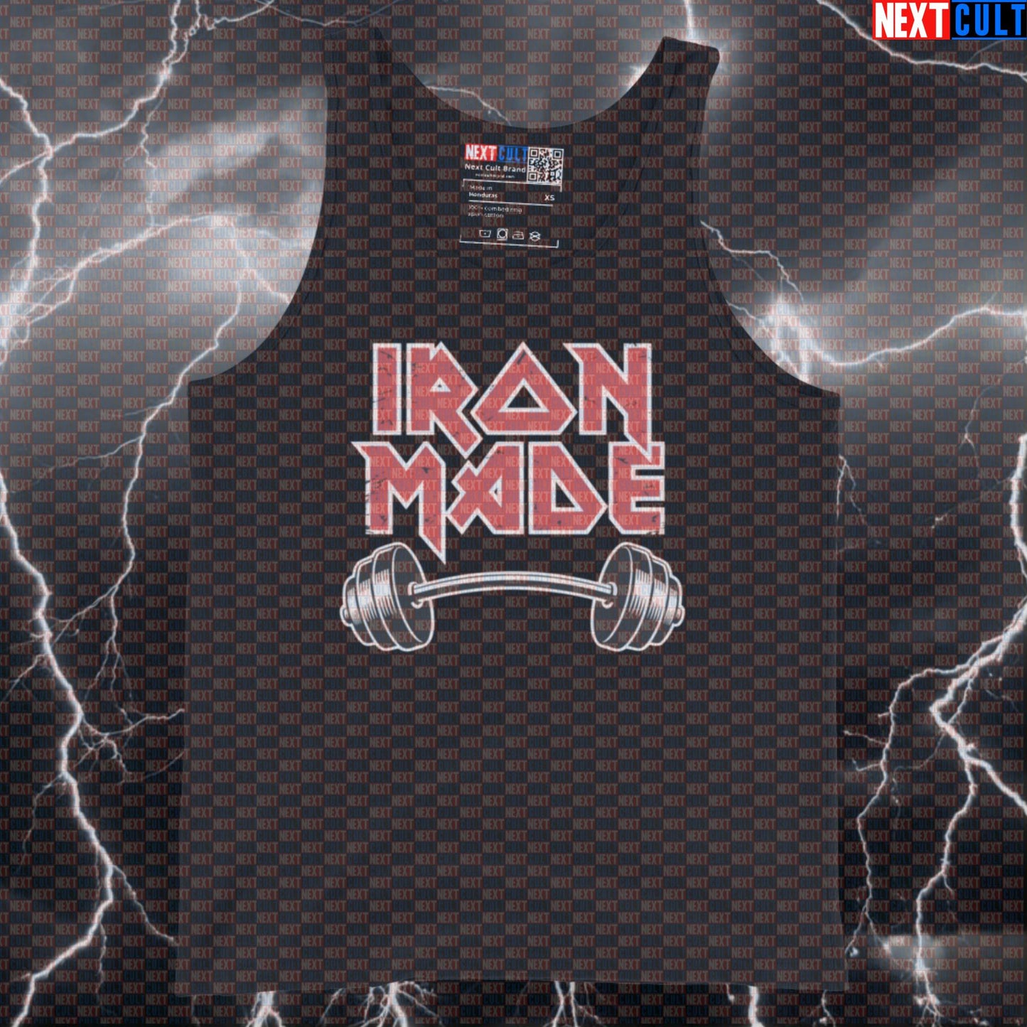 Iron Maiden Heavy Metal Gym Tank Top Athletic Vest Muscle Shirt Funny Gym Tank Top Workout Top for Lifting Gains Tank Tops Bodybuilding Fitness Gym Iron Maiden Powerlifting Rock Music Workout Next Cult Brand
