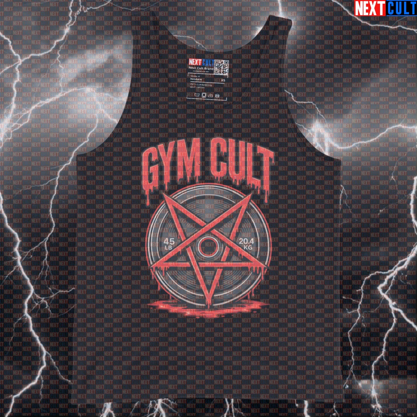 Gym Cult Funny Gym Tank Top Occult Barbell Meme – Powerlifting Bodybuilding Workout Gym Tank Top Fitness Cult Tank Tops Next Cult Brand