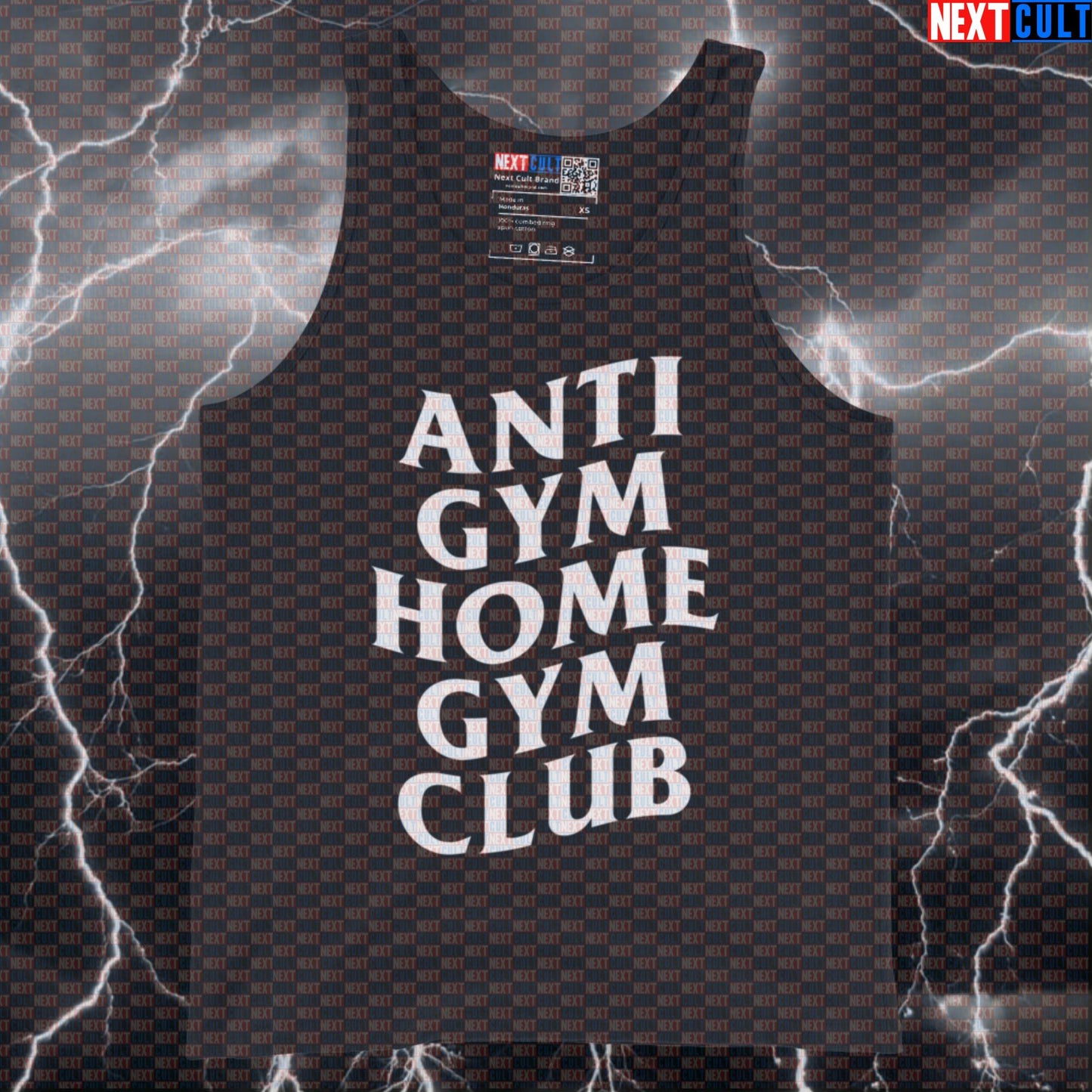 Anti Gym Home Gym Club Funny Gym Tank Top Muscle Shirt Athletic Vest for Home Gym Garage Lifters Gymbros Tank Tops Next Cult Brand