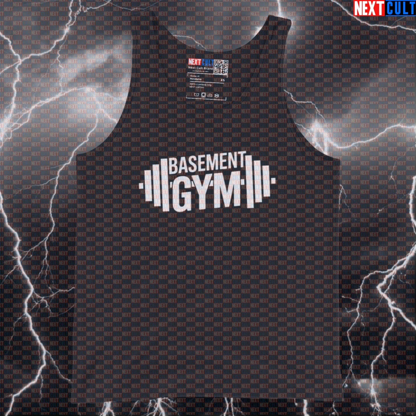 Funny Basement Gym Tank Top Muscle Shirt Athletic Vest for Home Gym Lifters Hardcore Gymbros Fitness Gym Home Gym Workout Next Cult Brand