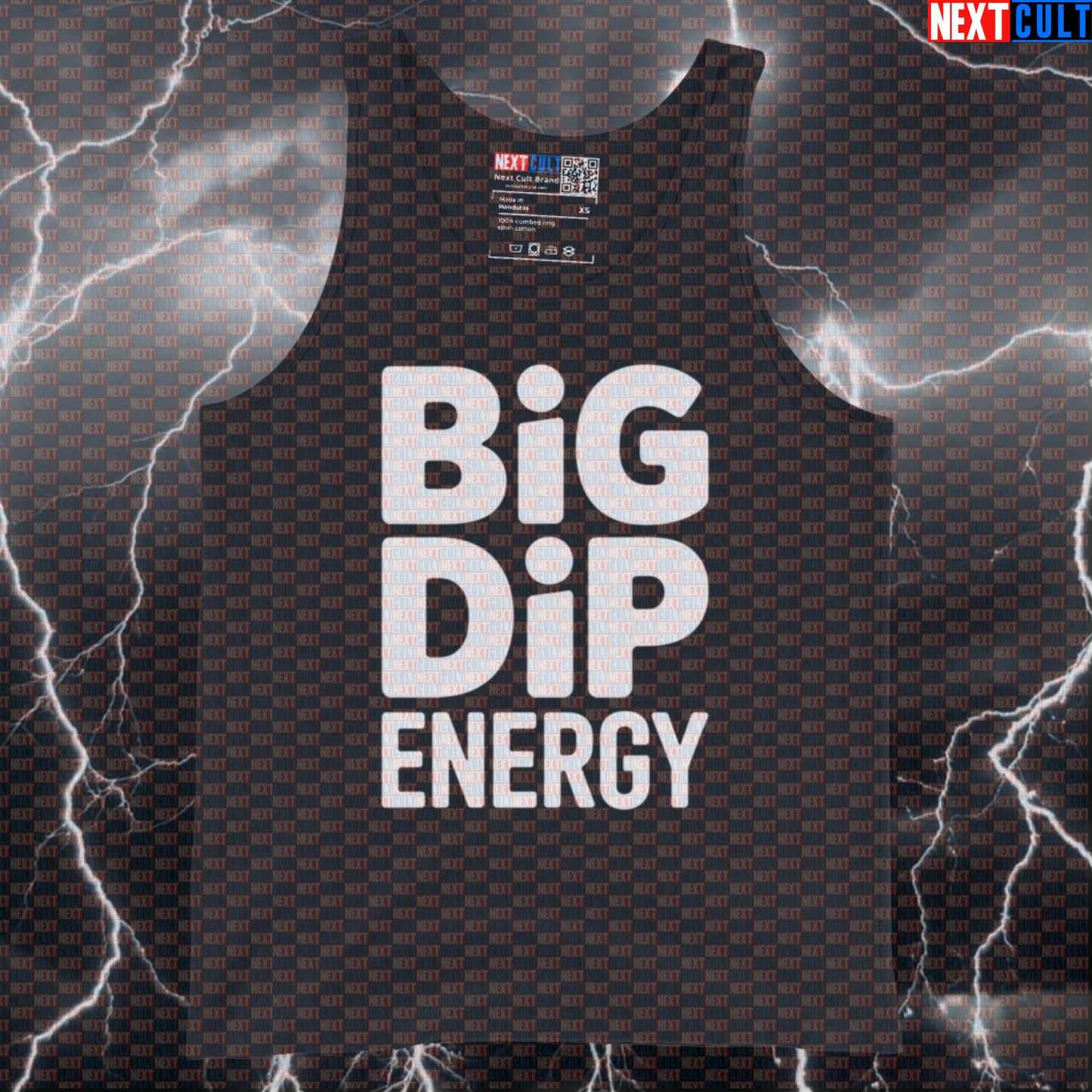 Big Dip Energy Funny Gym Tank Top Muscle Shirt Athletic Vest for Calisthenics Dips Lovers Calisthenics Fitness Gym Workout Next Cult Brand