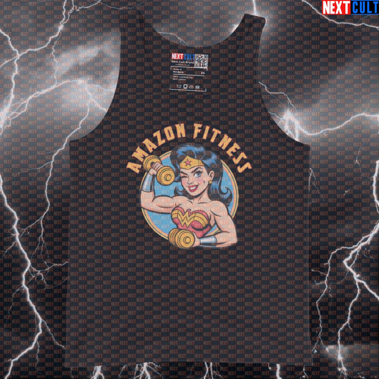 Amazon Fitness Hero Funny Gym Tank Top Muscle Shirt Athletic Vest for Wonder Woman Lifters Tank Tops Next Cult Brand