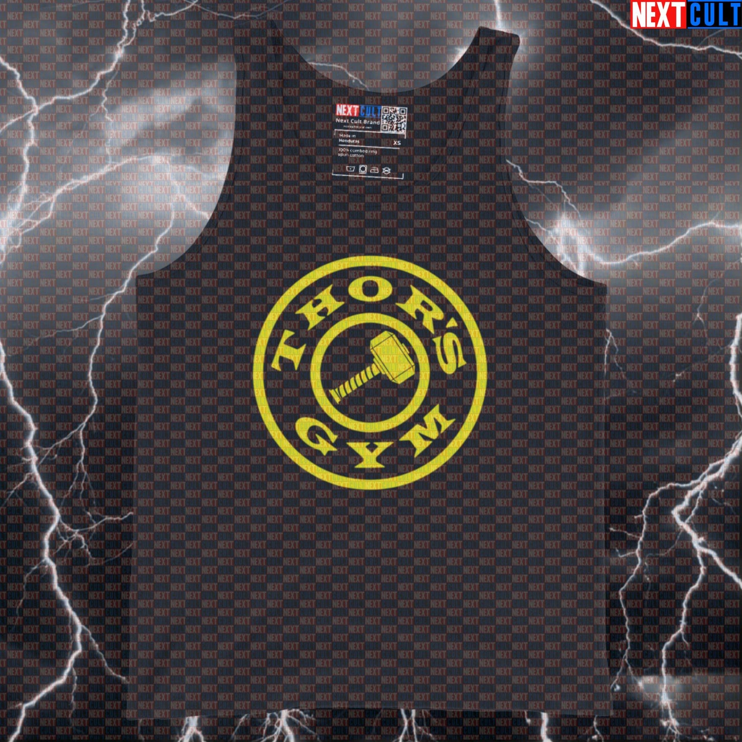 Thor’s Gym Funny Gym Tank Top Muscle Shirt Athletic Vest for Lifters Gym Bros Fitness Meme Fans Tank Tops Next Cult Brand
