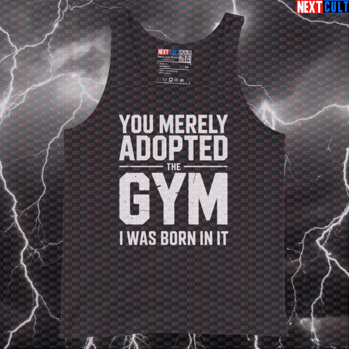 You Merely Adopted the Gym Funny Gym Tank Top Bane Meme Muscle Shirt Athletic Vest for Lifters Bane Bodybuilding Films Fitness Gym Powerlifting Superheroes Workout Next Cult Brand