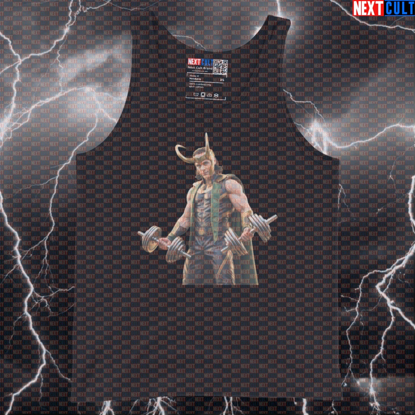 Funny Loki Gym Tank Top Superhero Muscle Shirt Athletic Vest for Lifters Gymbros Workout Humor Tank Tops Next Cult Brand