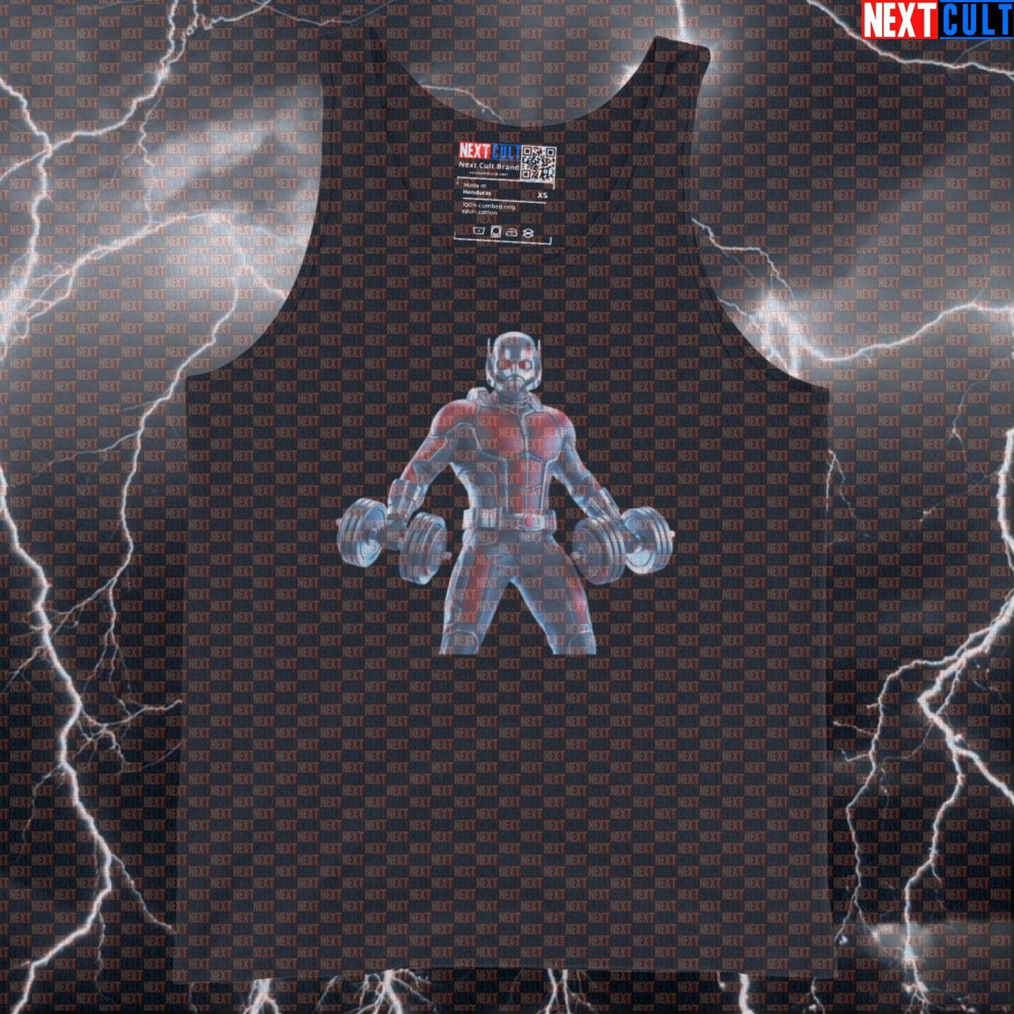 Funny Ant Man Gym Tank Top Muscle Shirt Athletic Vest for Lifters Gymbros Superhero Workout Fans Tank Tops Next Cult Brand