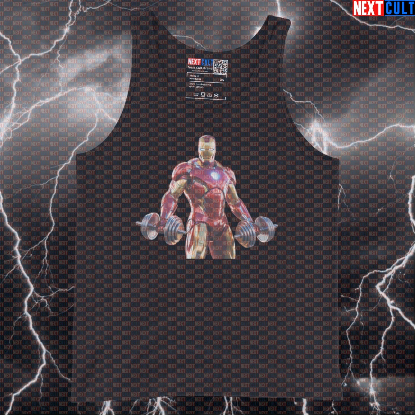Funny Iron Man Gym Tank Top Muscle Shirt Athletic Vest for Lifters Superhero Workout Gymbros Tank Tops Next Cult Brand