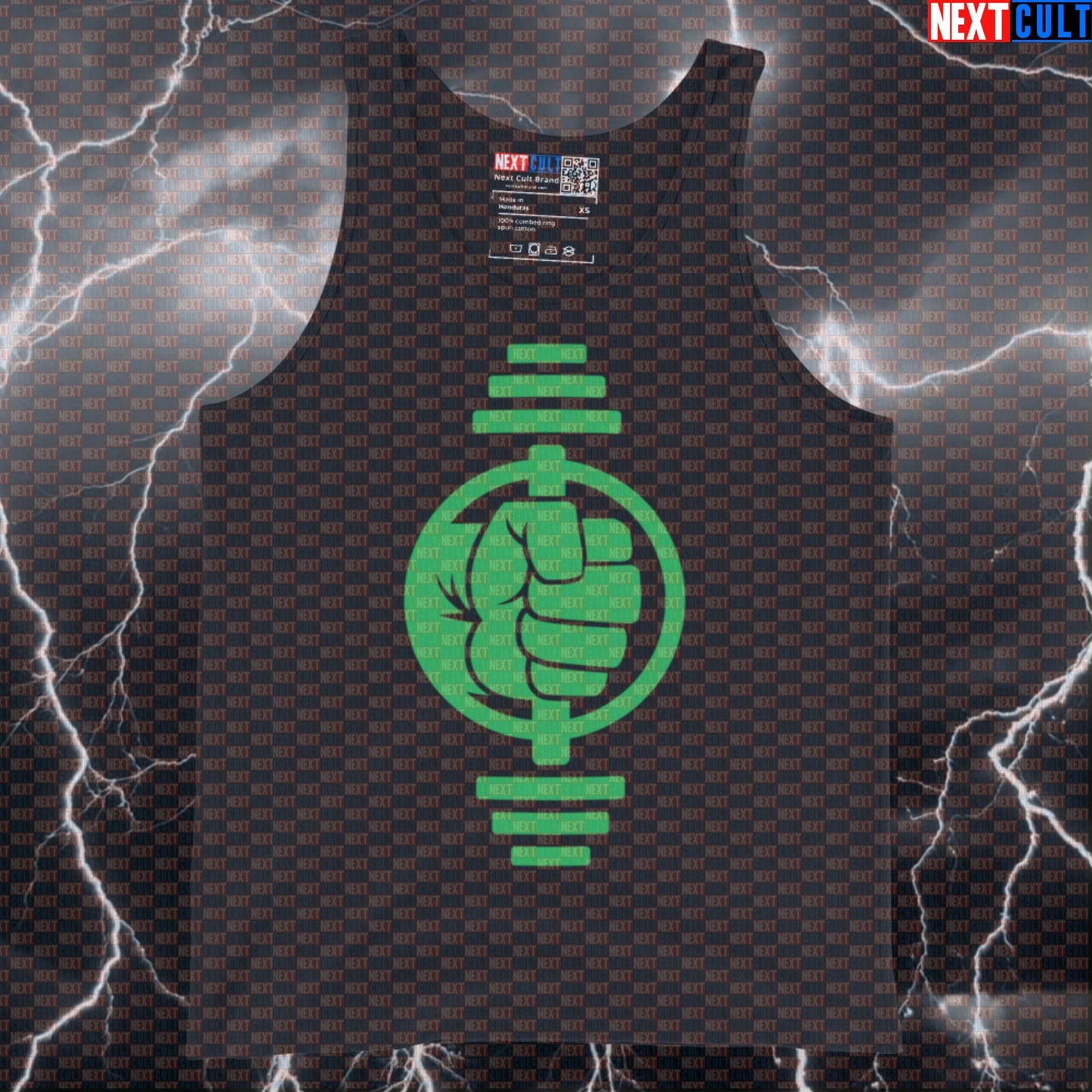 Smash Dumbbells Funny Gym Tank Top Muscle Shirt Athletic Vest for Lifters Hulk Workout Fans Tank Tops Next Cult Brand