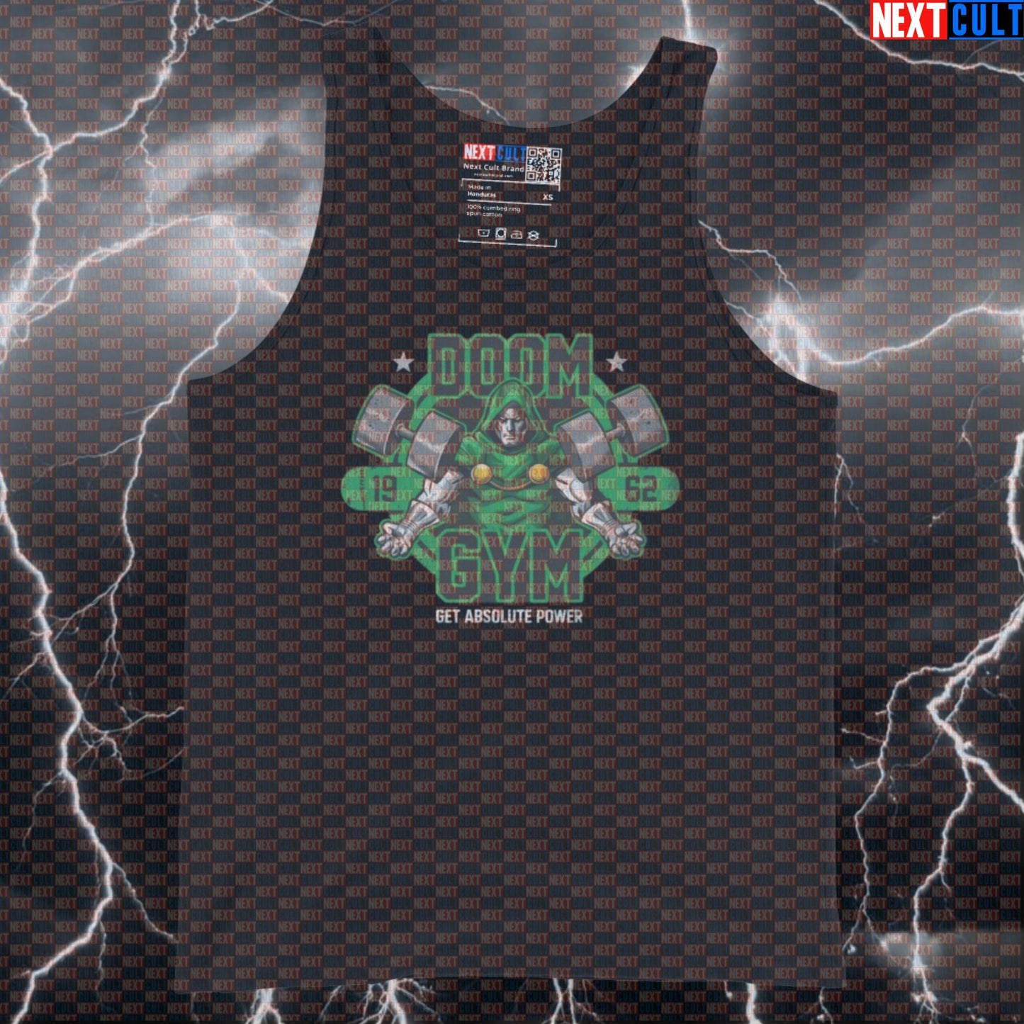 Doctor Doom Gym Villain Funny Gym Tank Top Muscle Shirt Athletic Shirt Workout Tank Top for Fitness Fans Tank Tops Next Cult Brand