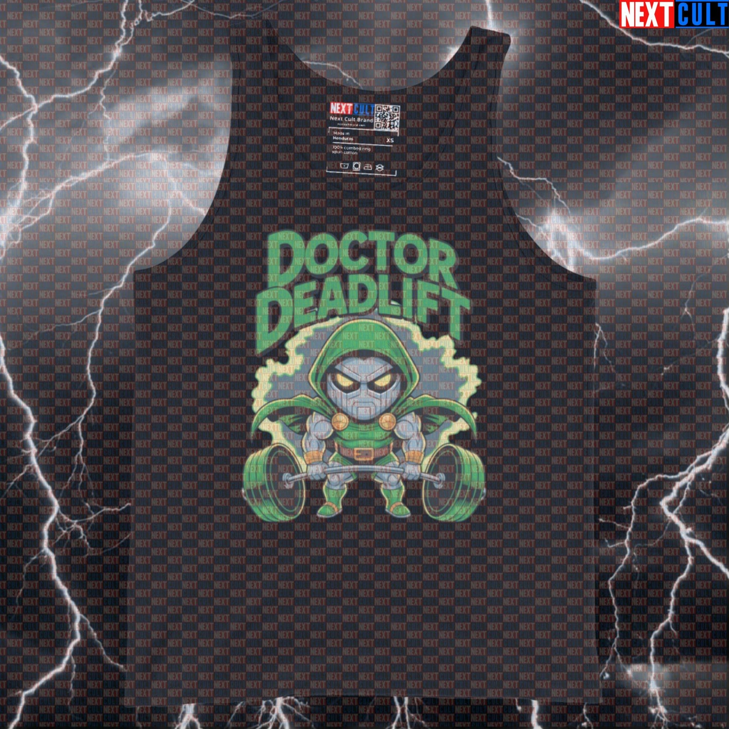 Doctor Deadlift Funny Gym Tank Top Muscle Shirt Comic Villain Workout Athletic Shirt Lifter Gym Vest Top Tank Tops Next Cult Brand