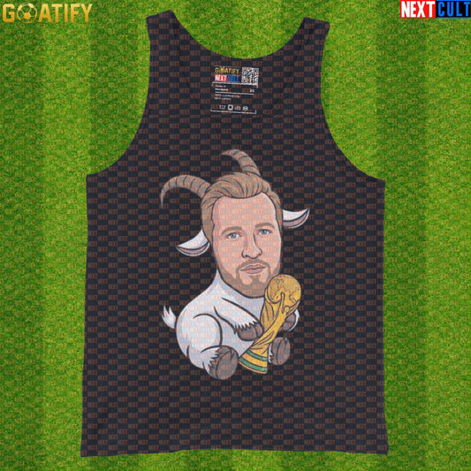 Harry Kane Tank Top – Kane GOAT Muscle Shirt for England World Cup Believers Black Next Cult Brand