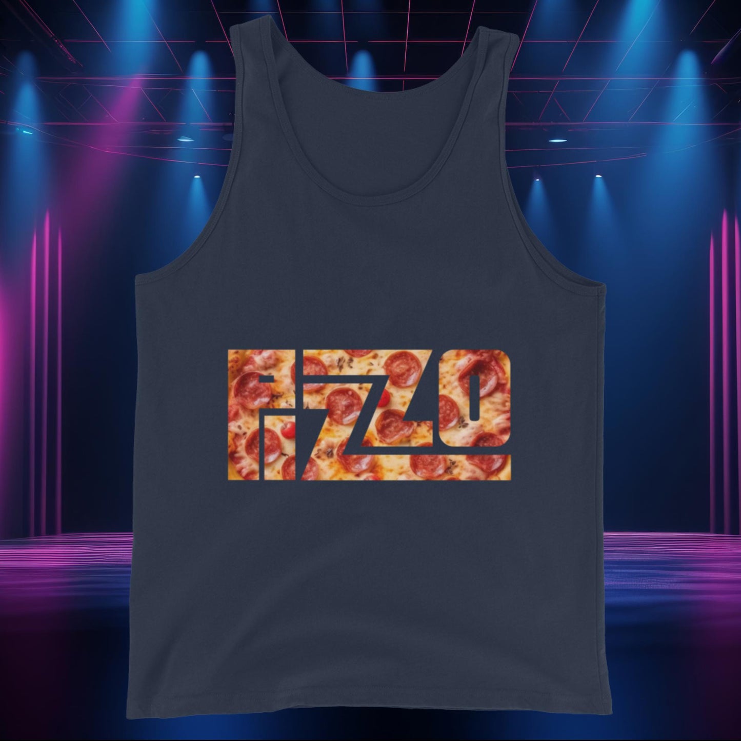 Pizzo Logo Lizzo Pizza Lizzo Merch Lizzo Gift Body Positivity Body empowerment Lizzo Tank Top Navy Tank Tops Lizzo Music Next Cult Brand