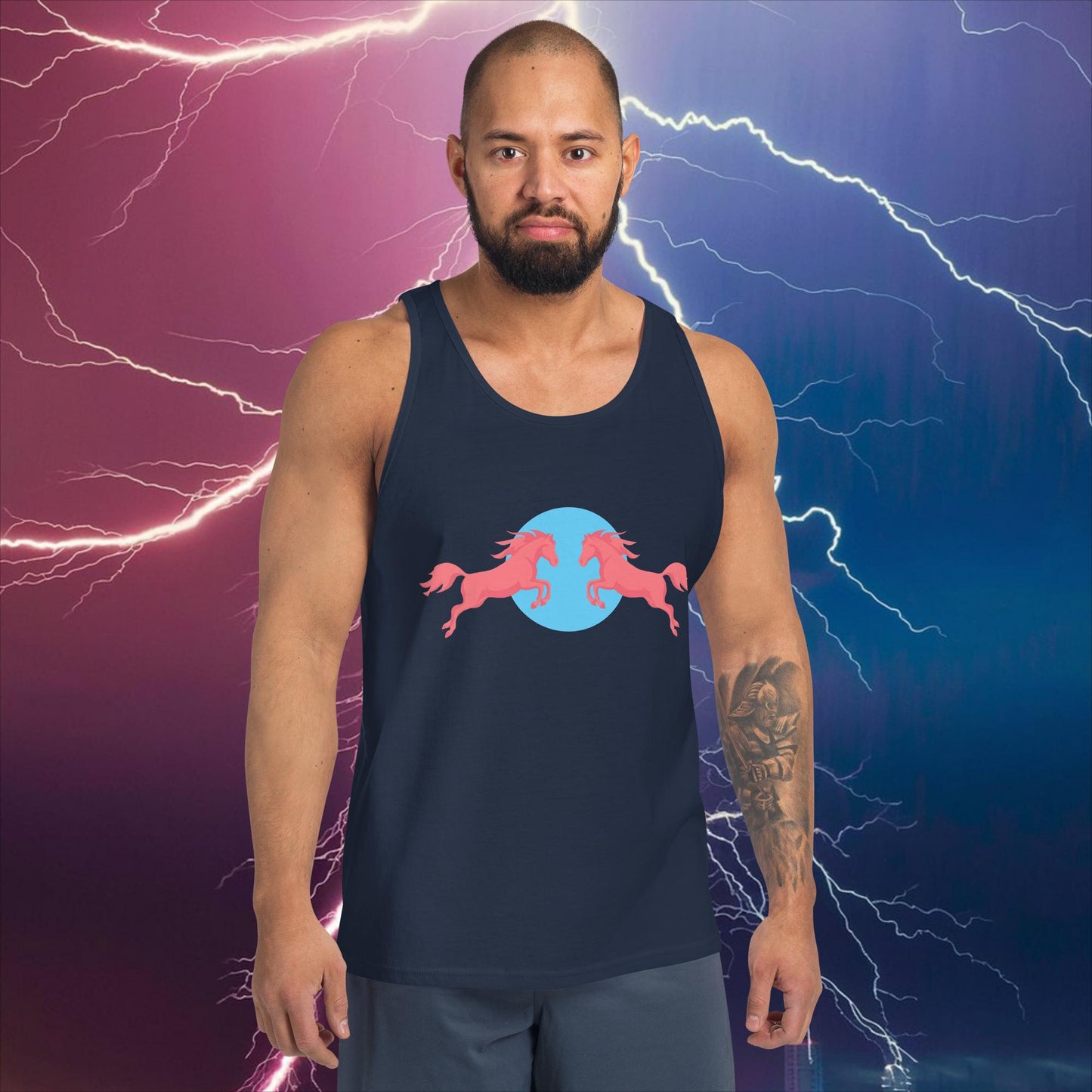 Kenergy Red Bull Ken Barbie Ryan Gosling Kenergy Tank Top Navy Tank Tops Barbie Ken Kenergy Movies Next Cult Brand