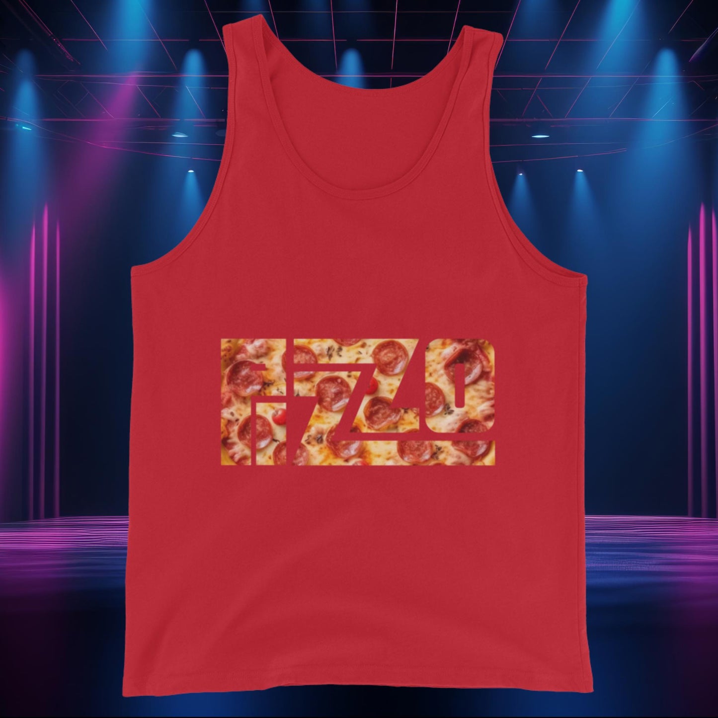 Pizzo Logo Lizzo Pizza Lizzo Merch Lizzo Gift Body Positivity Body empowerment Lizzo Tank Top Red Tank Tops Lizzo Music Next Cult Brand