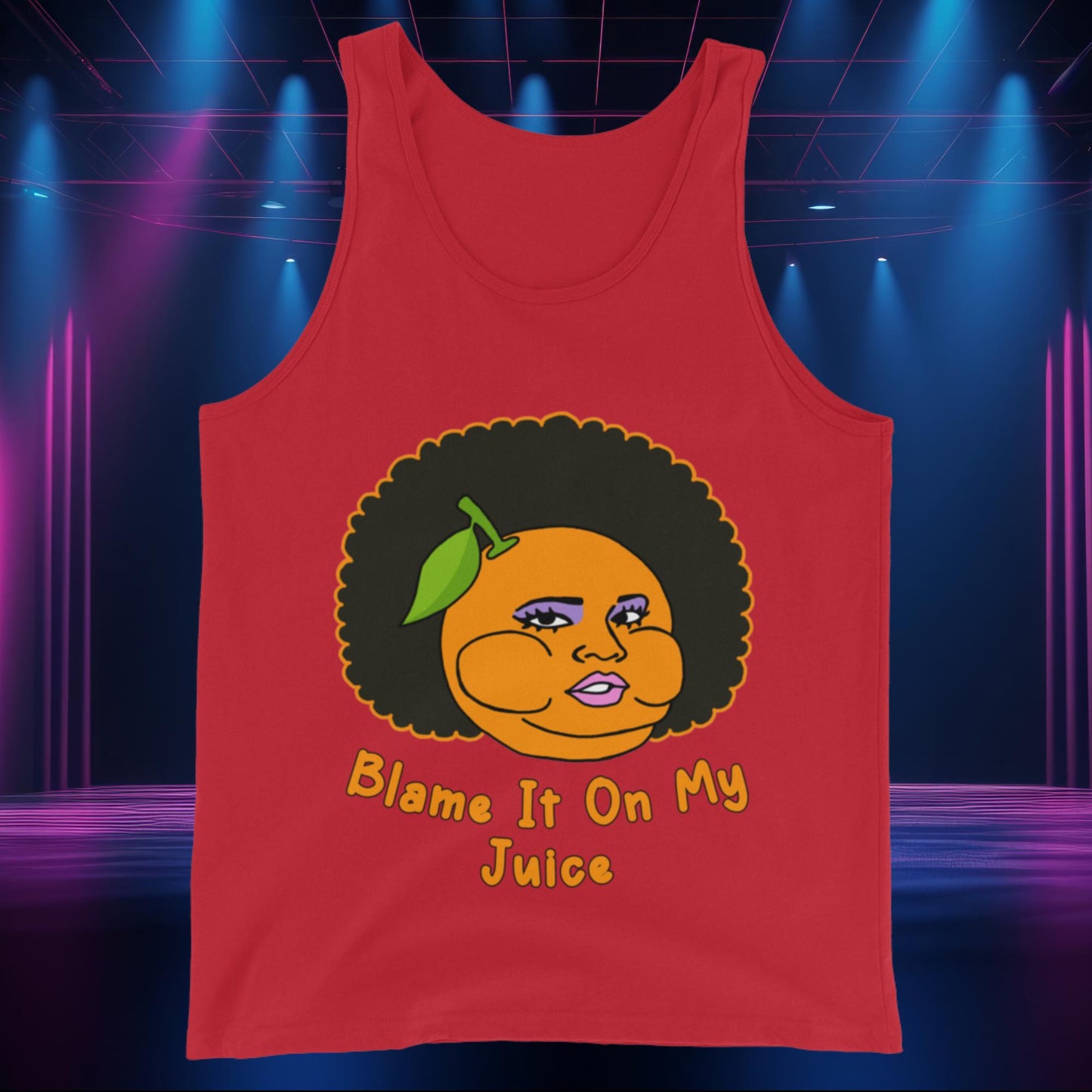 Blame It On My Juice Lizzo Special Tour Lizzo Merch Lizzo Gift Lizzo Song Lyrics Lizzo Tank Top Red Tank Tops Lizzo Music Next Cult Brand