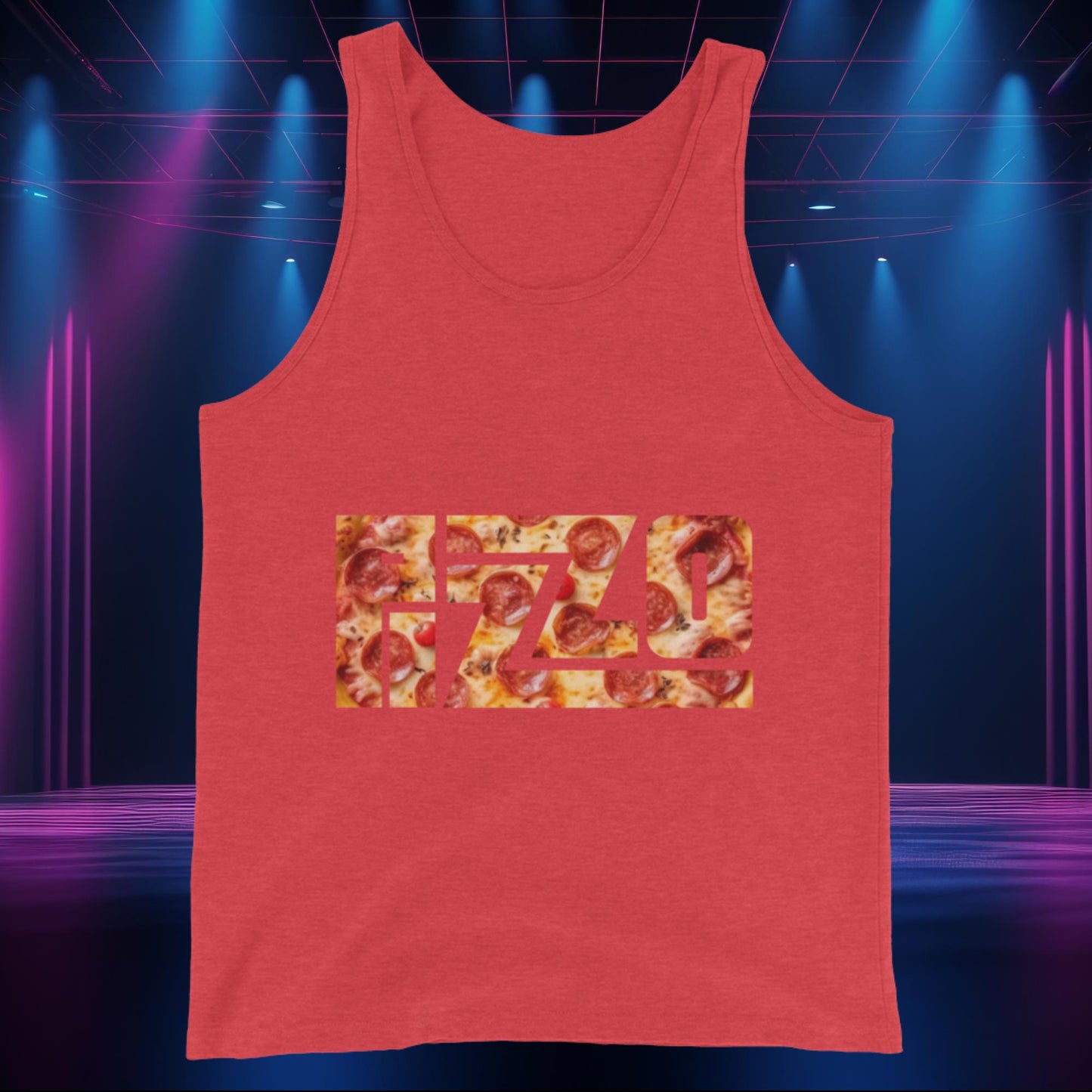 Pizzo Logo Lizzo Pizza Lizzo Merch Lizzo Gift Body Positivity Body empowerment Lizzo Tank Top Red Triblend Tank Tops Lizzo Music Next Cult Brand
