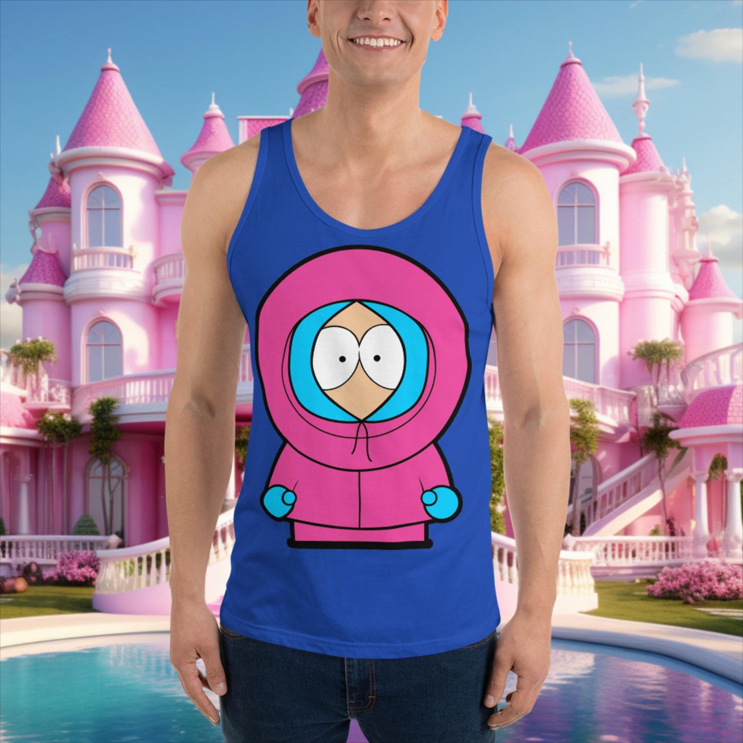 Kenny McCormick Ken Ryan Gosling Barbie South Park Kenny Tank Top True Royal Tank Tops Barbie Ken Kenny Movies South Park TV Shows Next Cult Brand