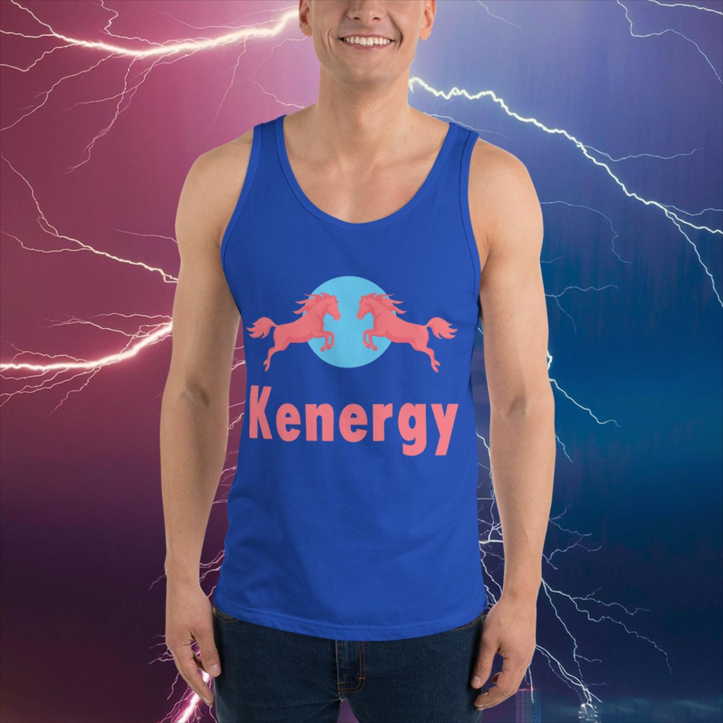 Kenergy Red Bull Ken Barbie Ryan Gosling Kenergy Tank Top True Royal Tank Tops Barbie Ken Kenergy Movies Next Cult Brand