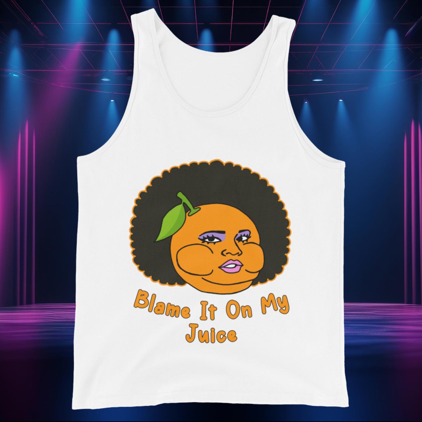 Blame It On My Juice Lizzo Special Tour Lizzo Merch Lizzo Gift Lizzo Song Lyrics Lizzo Tank Top White Tank Tops Lizzo Music Next Cult Brand