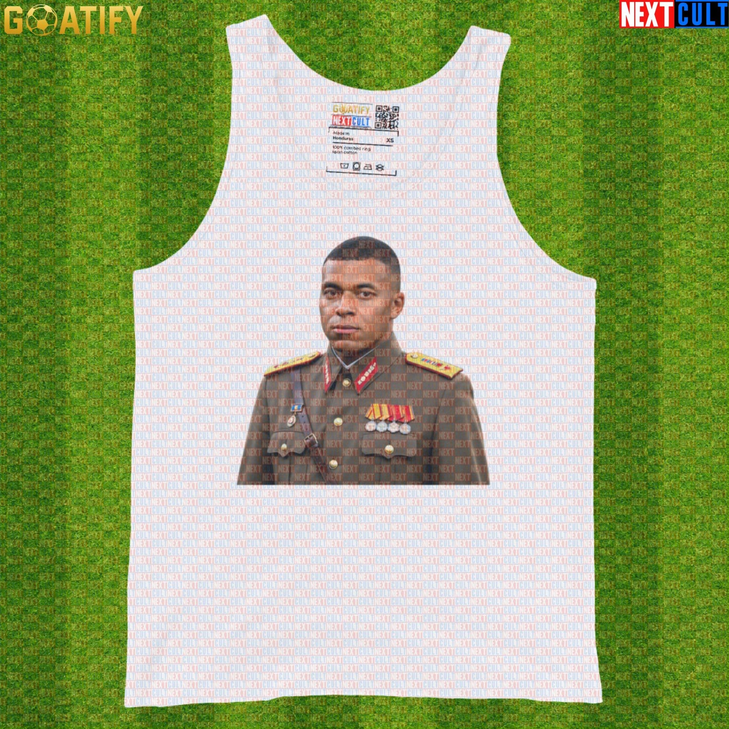 Kylian Mbappe Tank Top – El Dictator Soccer Meme Muscle Shirt Gift for France World Cup Fans White Tank Tops Next Cult Brand