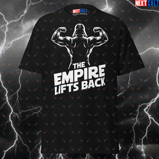 Funny Gym Shirt - The Empire Lifts Back Pump Cover T-Shirt for Bodybuilding, Powerlifting & Back Training Gains T-shirts Bodybuilding Films Fitness Gym Pump Cover Star Wars Workout Next Cult Brand