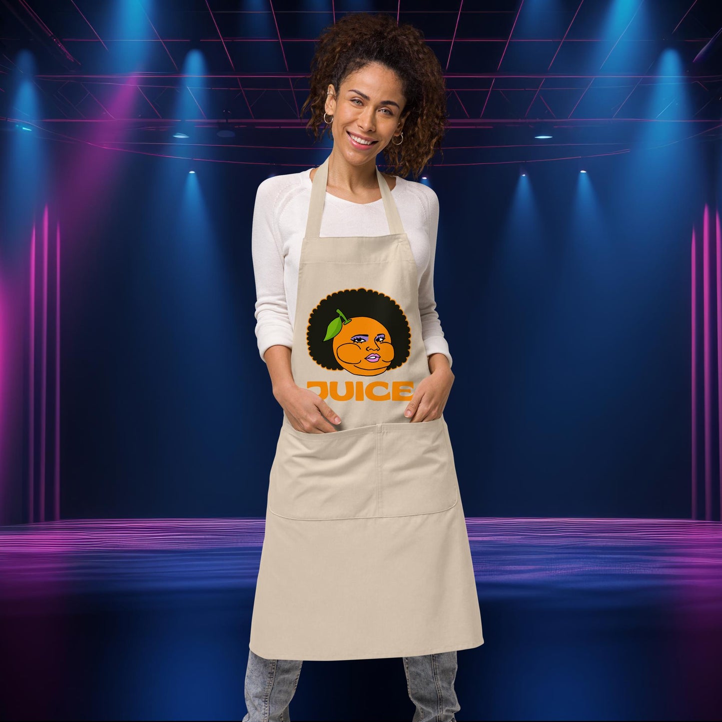Blame It On My Juice Lizzo Merch Lizzo Gift Song Lyrics Lizzo Organic cotton apron Rope Aprons Lizzo Music Next Cult Brand
