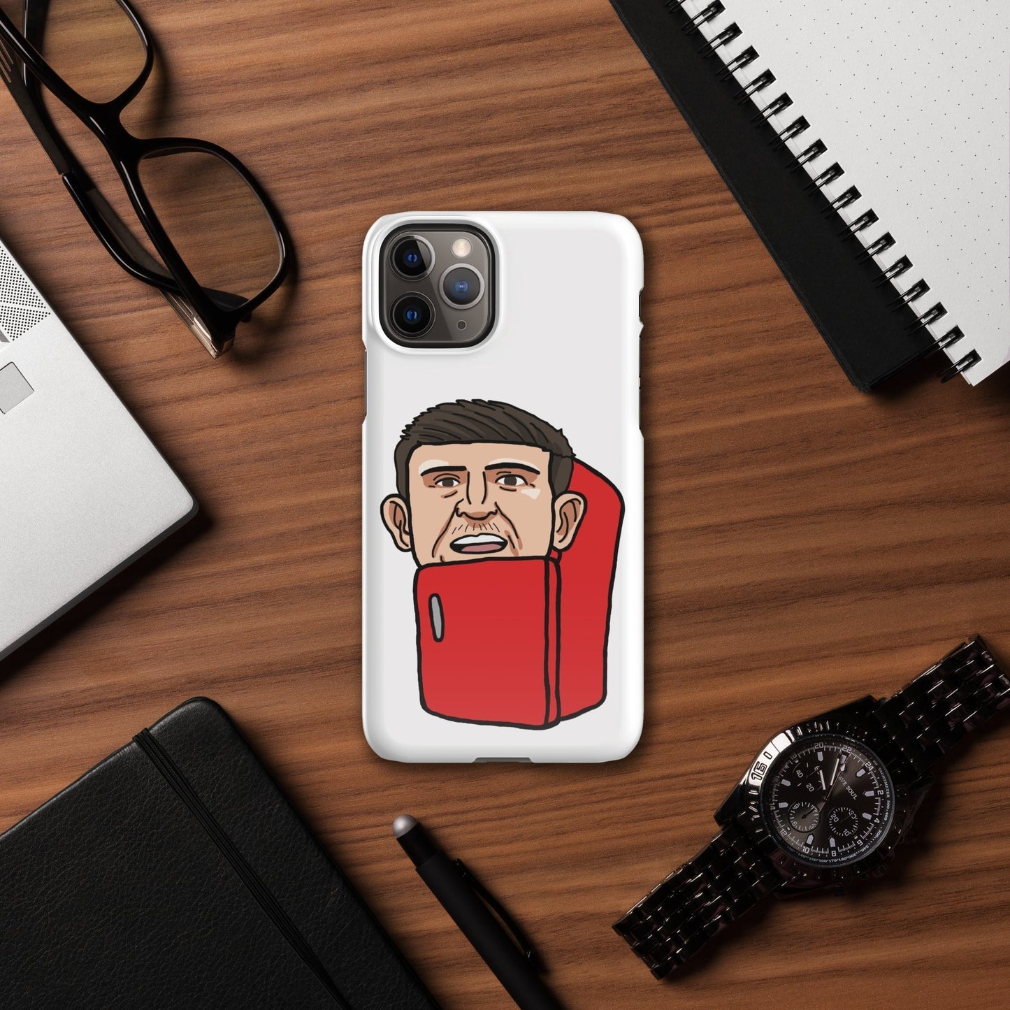 Harry ''The Fridge'' Maguire Snap Case for iPhone® Glossy iPhone 11 Pro Mobile Phone Cases Football Harry Maguire Manchester United The Fridge Next Cult Brand