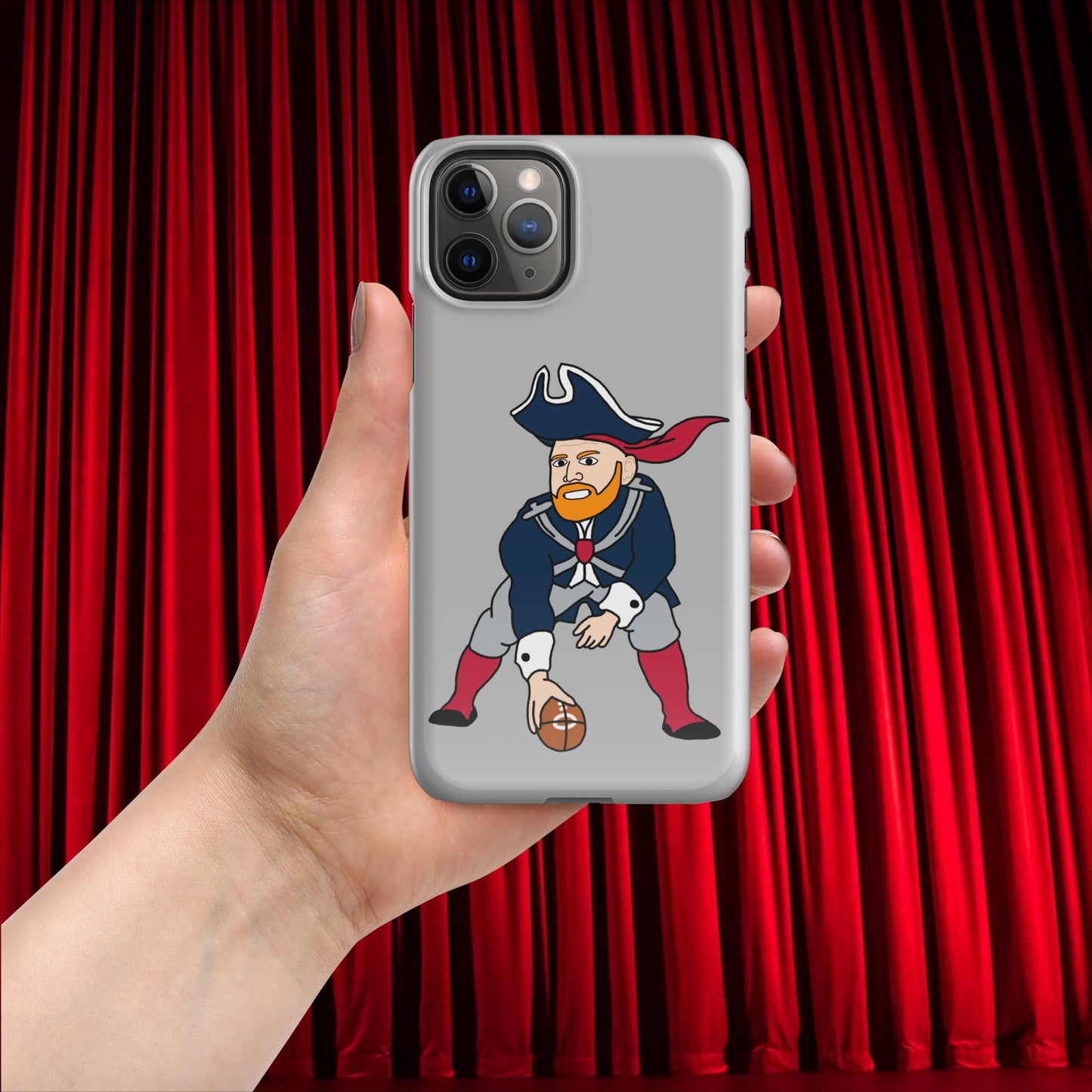 Bill Burrdy New England Patriots NFL Tom Brady Bill Burr Snap case for iPhone Glossy iPhone 11 Pro American Football Bill Burr Monday Morning Podcast New England Patriots NFL Podcasts Stand-up Comedy Next Cult Brand