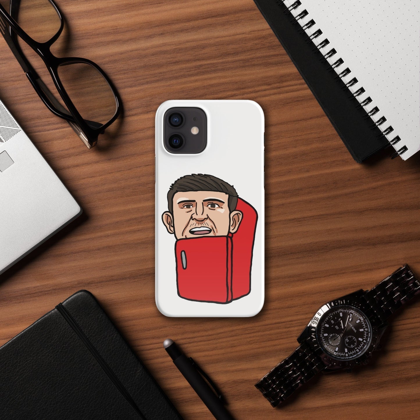 Harry ''The Fridge'' Maguire Snap Case for iPhone® Glossy iPhone 12 Mobile Phone Cases Football Harry Maguire Manchester United The Fridge Next Cult Brand