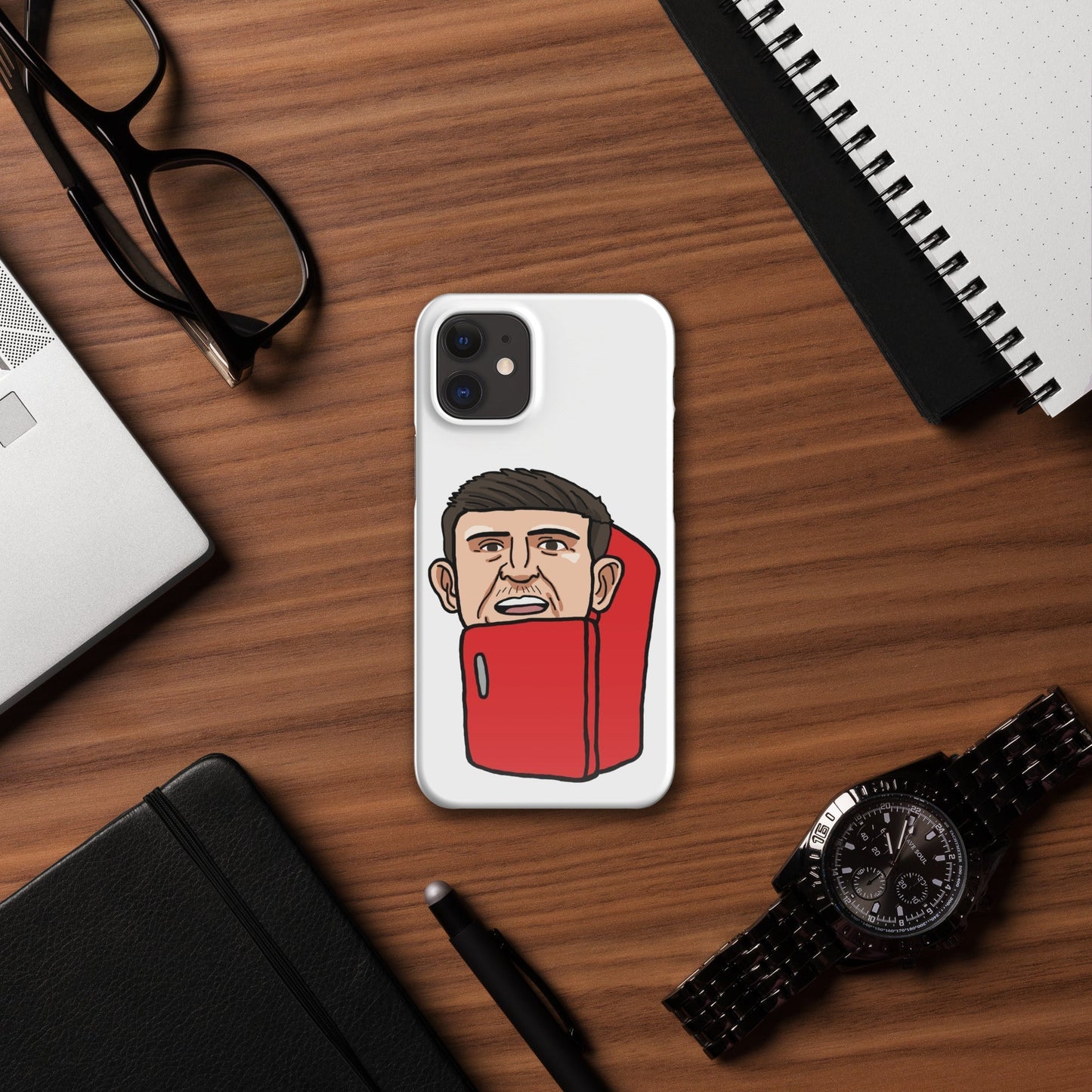Harry ''The Fridge'' Maguire Snap Case for iPhone® Glossy iPhone 12 Mini Mobile Phone Cases Football Harry Maguire Manchester United The Fridge Next Cult Brand