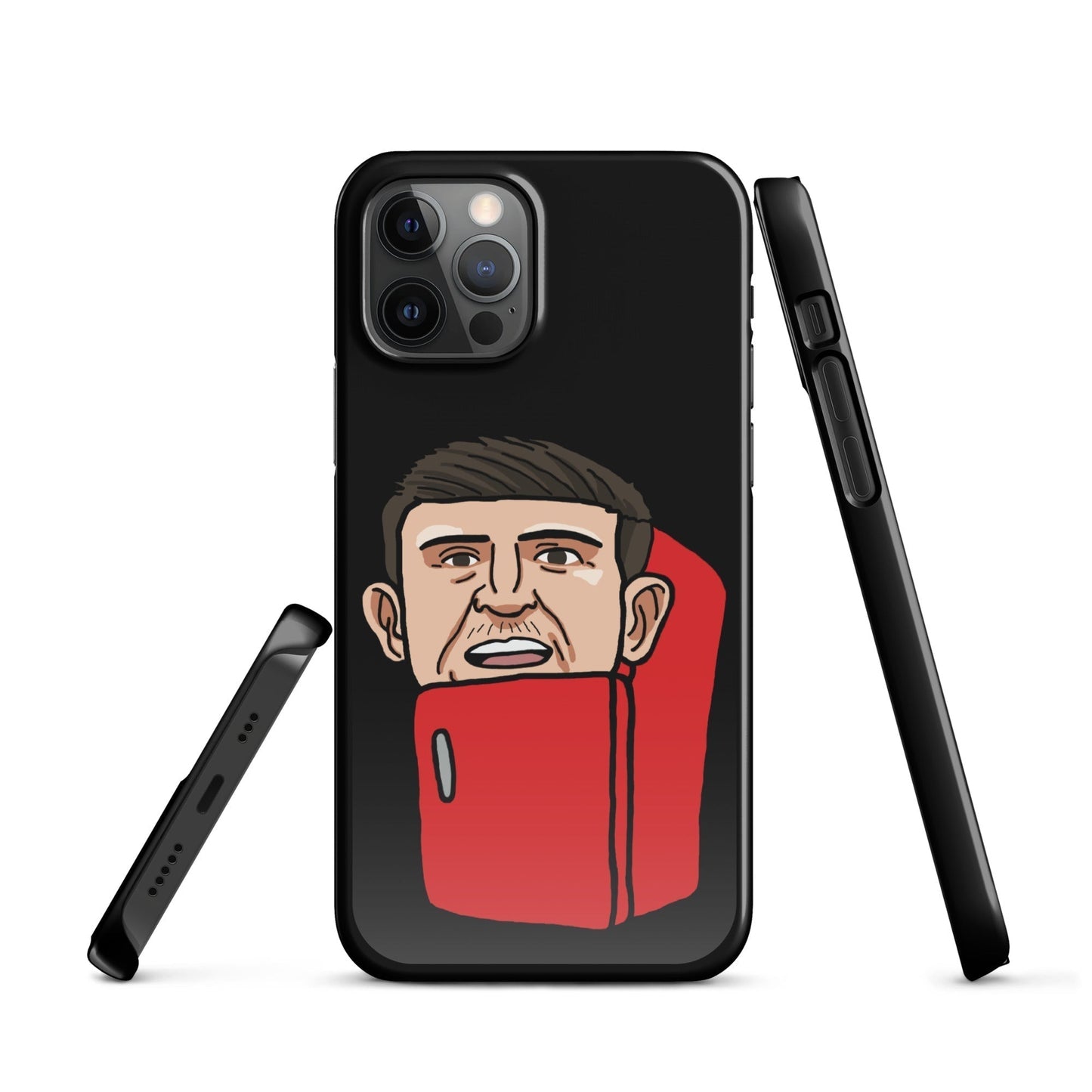 Harry ''The Fridge'' Maguire Snap Case for iPhone® Black Glossy iPhone 12 Pro Mobile Phone Cases Football Harry Maguire Manchester United The Fridge Next Cult Brand