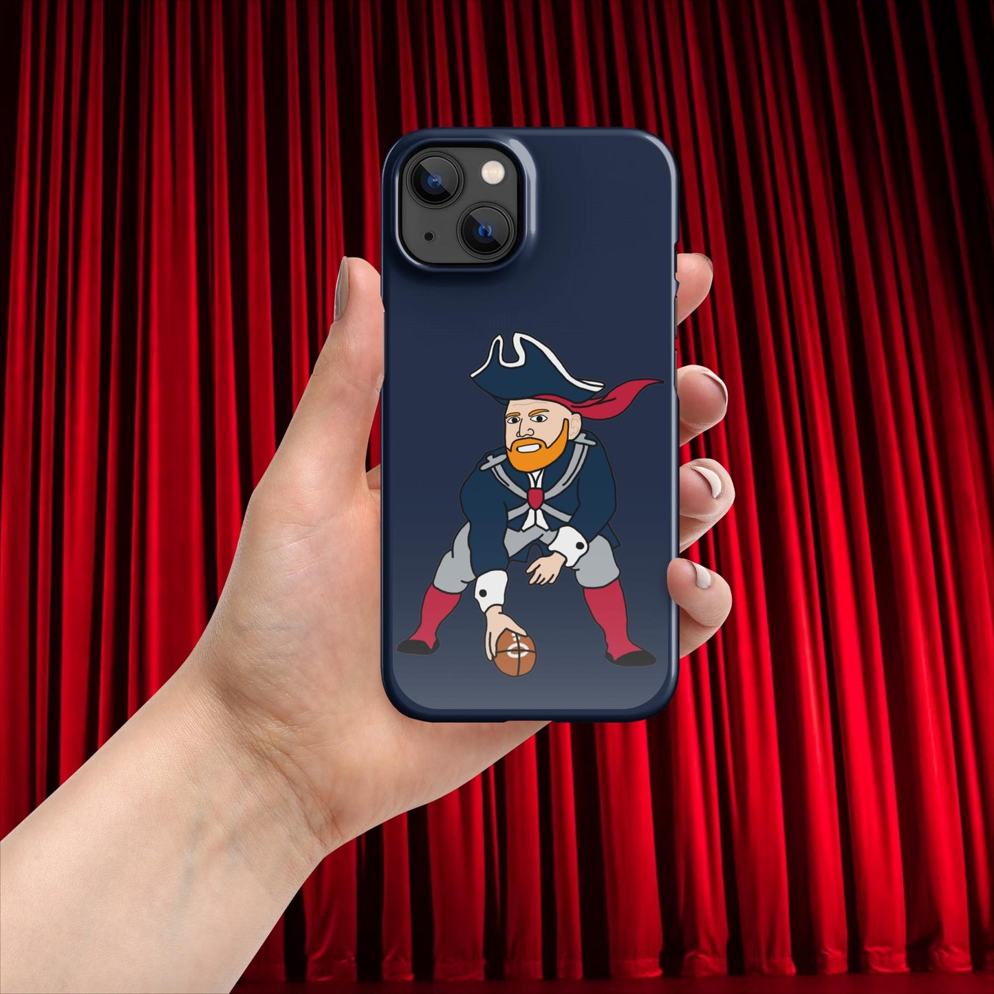Bill Burrdy New England Patriots NFL Tom Brady Bill Burr Snap case for iPhone Glossy iPhone 13 American Football Bill Burr Monday Morning Podcast New England Patriots NFL Podcasts Stand-up Comedy Next Cult Brand