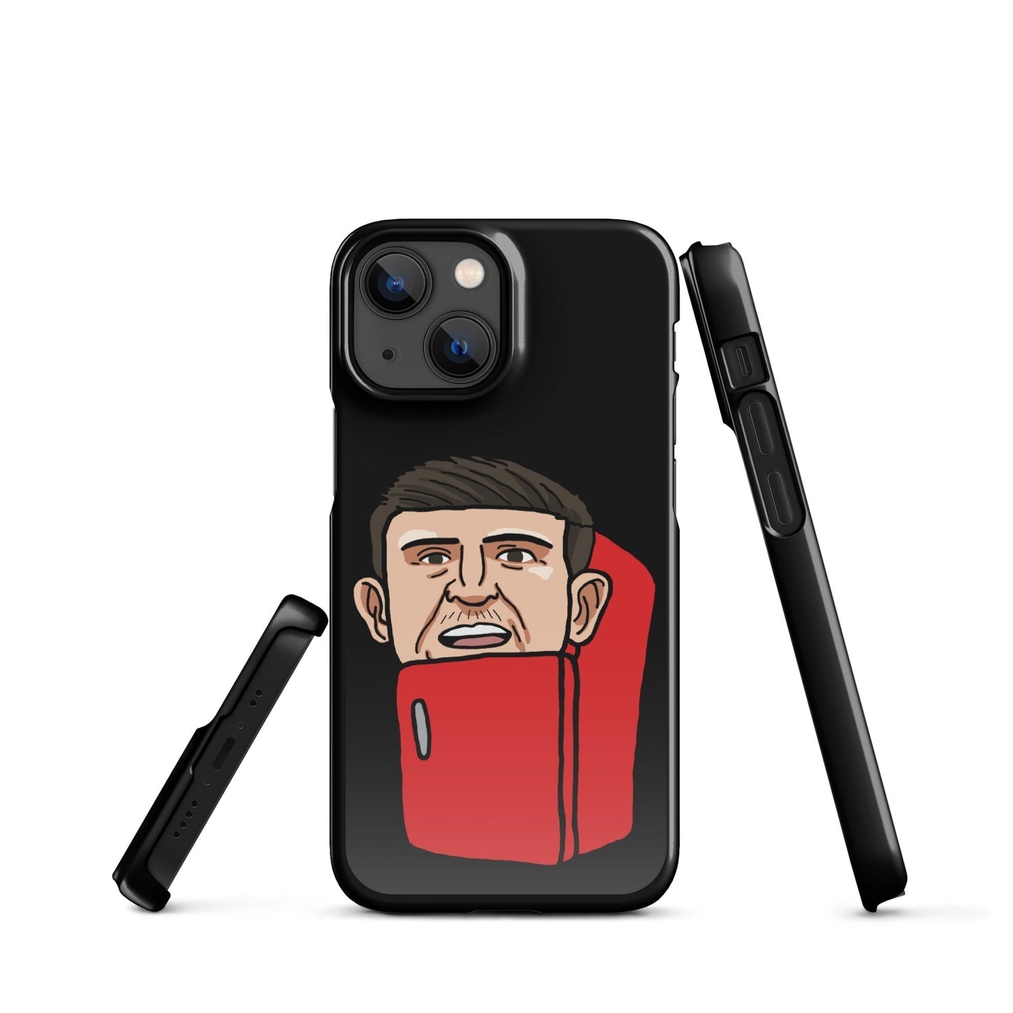 Harry ''The Fridge'' Maguire Snap Case for iPhone® Black Glossy iPhone 13 Mini Mobile Phone Cases Football Harry Maguire Manchester United The Fridge Next Cult Brand