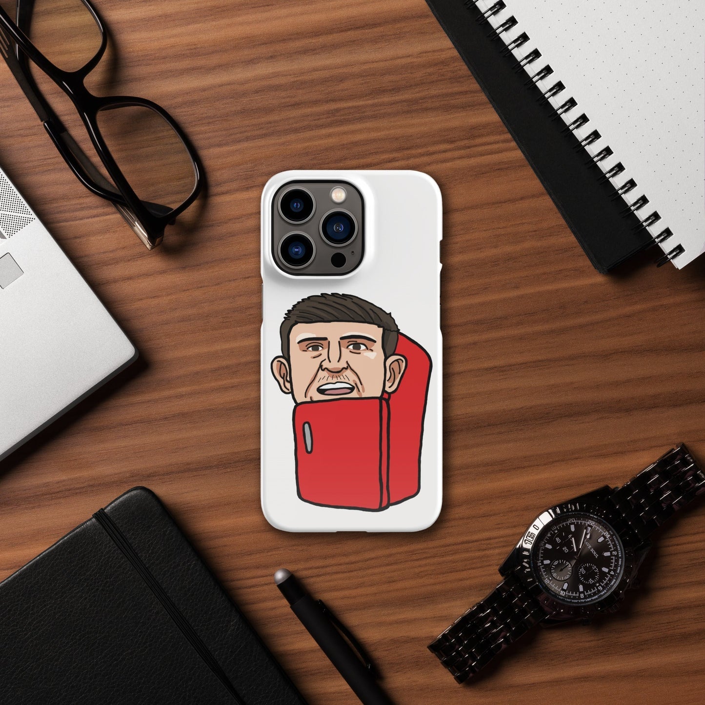 Harry ''The Fridge'' Maguire Snap Case for iPhone® Glossy iPhone 13 Pro Mobile Phone Cases Football Harry Maguire Manchester United The Fridge Next Cult Brand