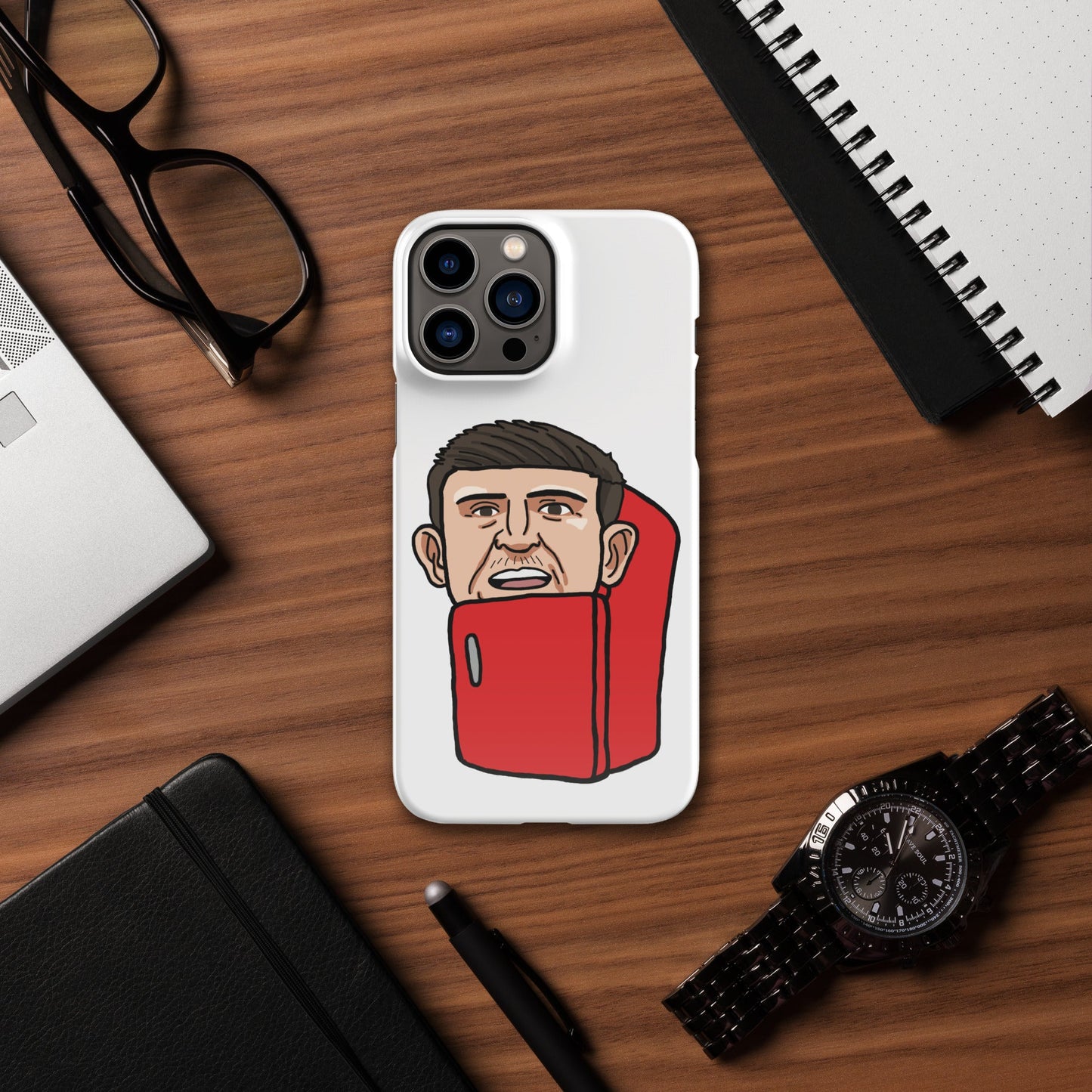 Harry ''The Fridge'' Maguire Snap Case for iPhone® Glossy iPhone 13 Pro Max Mobile Phone Cases Football Harry Maguire Manchester United The Fridge Next Cult Brand
