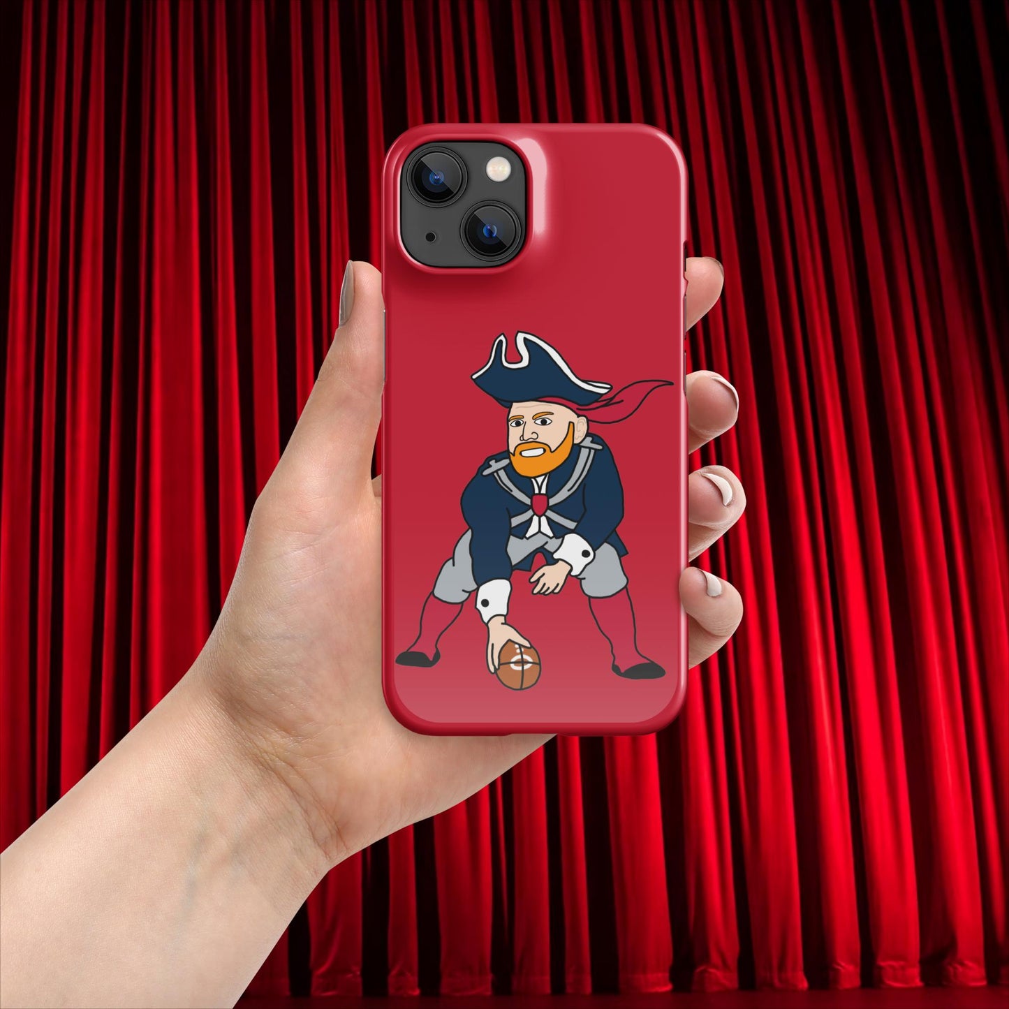 Bill Burrdy New England Patriots NFL Tom Brady Bill Burr Snap case for iPhone Glossy iPhone 14 American Football Bill Burr Monday Morning Podcast New England Patriots NFL Podcasts Stand-up Comedy Next Cult Brand